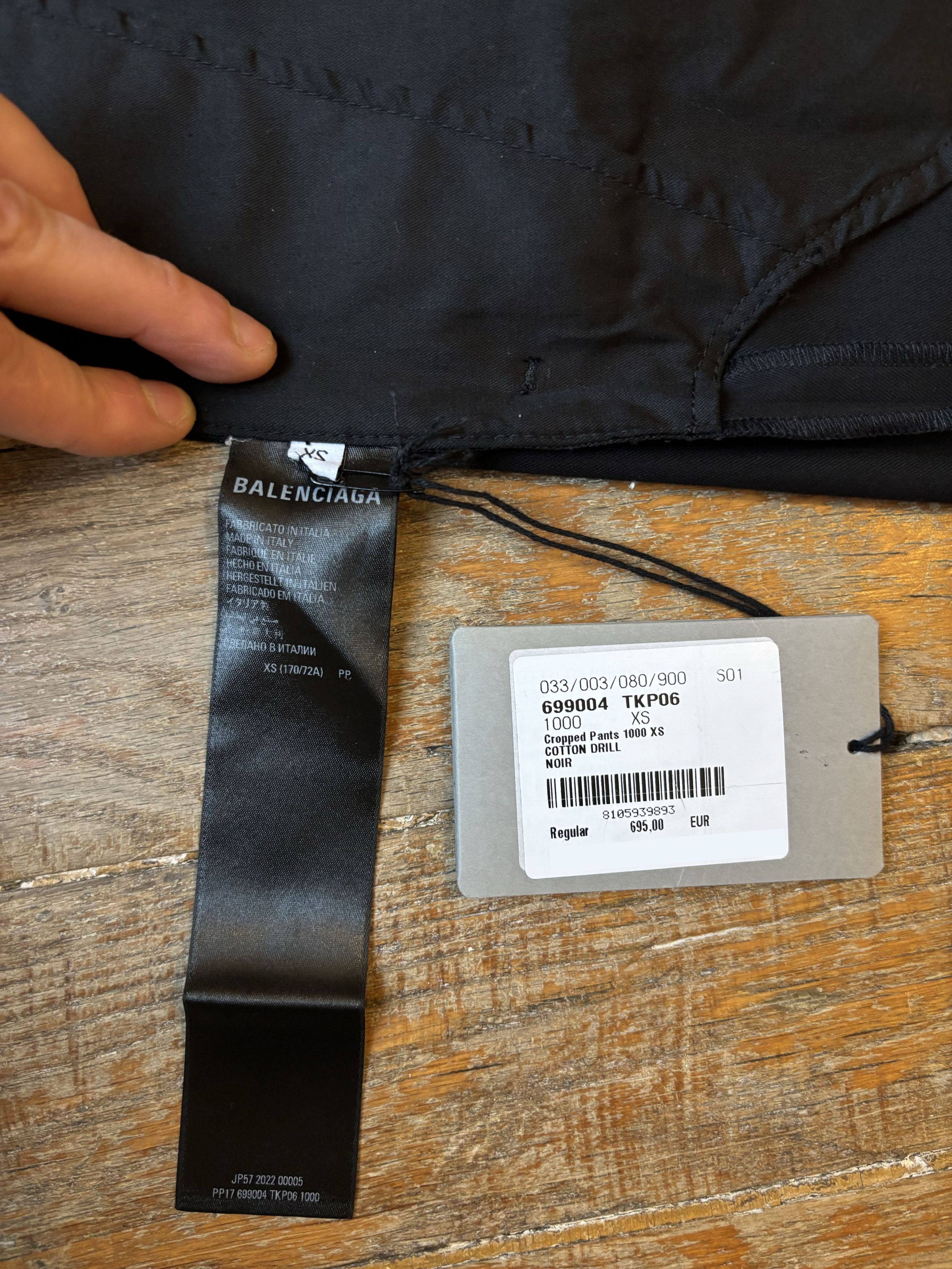 Balenciaga Balenciaga Cropped Pants Black Size US 30 / EU 46 - 12 Thumbnail