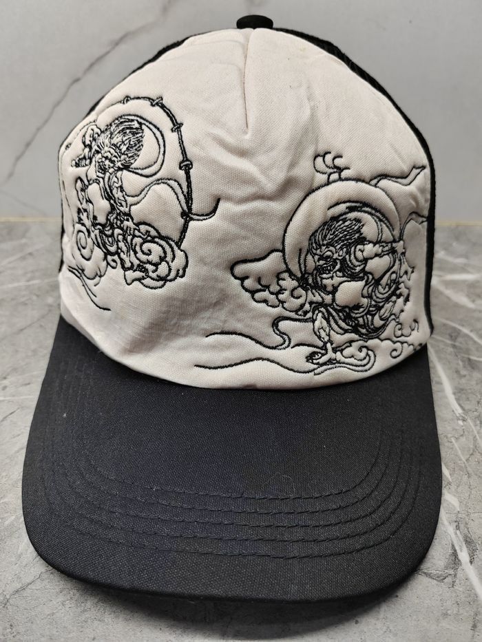 Japanese Brand Vintage Sukajan Style Trucker Cap Hat Size ONE SIZE - 2 Thumbnail