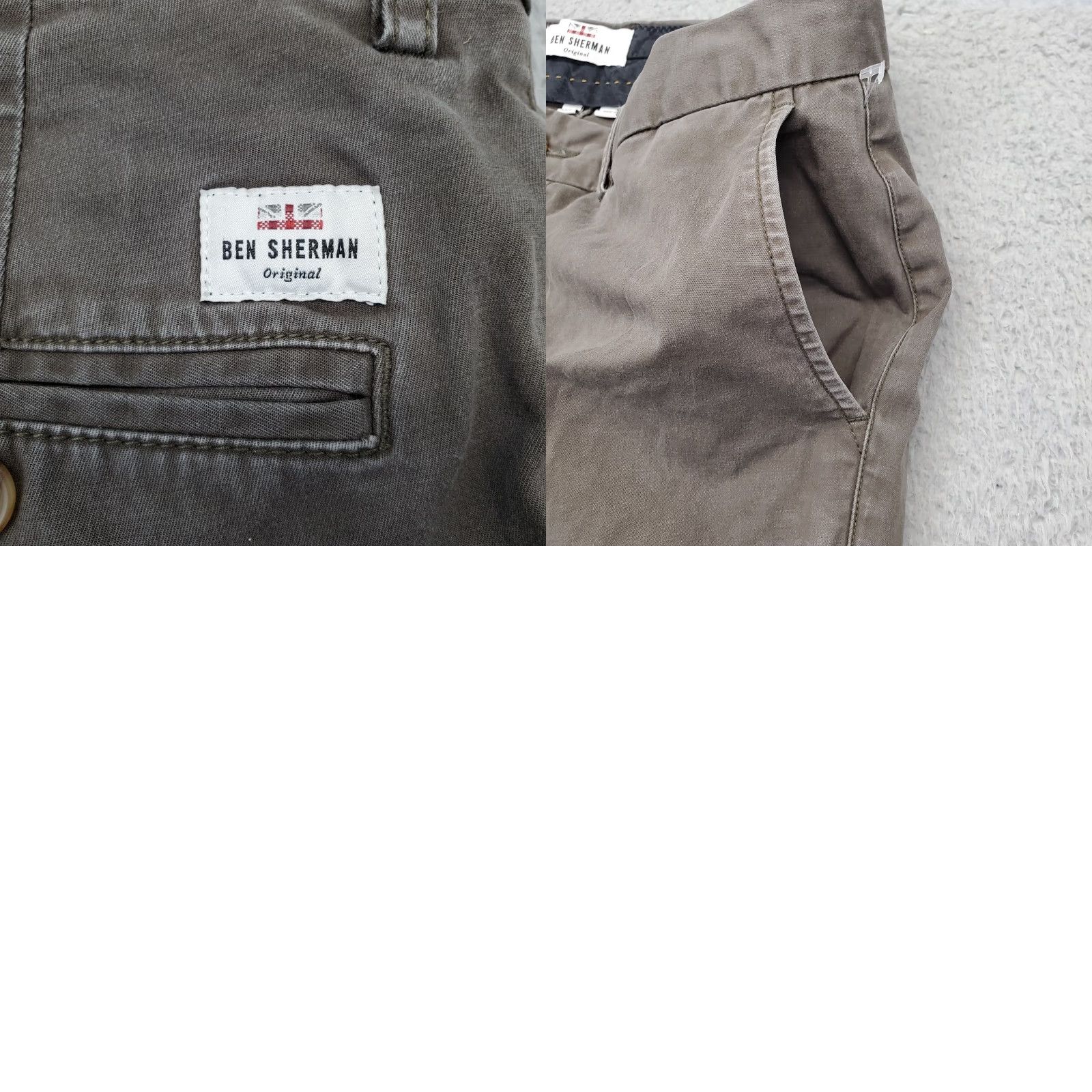 Ben Sherman Ben Sherman Pants Mens 30/32 Gray Flat Front Stretch Straight Leg Double Stitch Pants Mens Size 30 Gray Flat Front Stretch Straight Leg Mens Size US 30 / EU 46 - 8 Thumbnail
