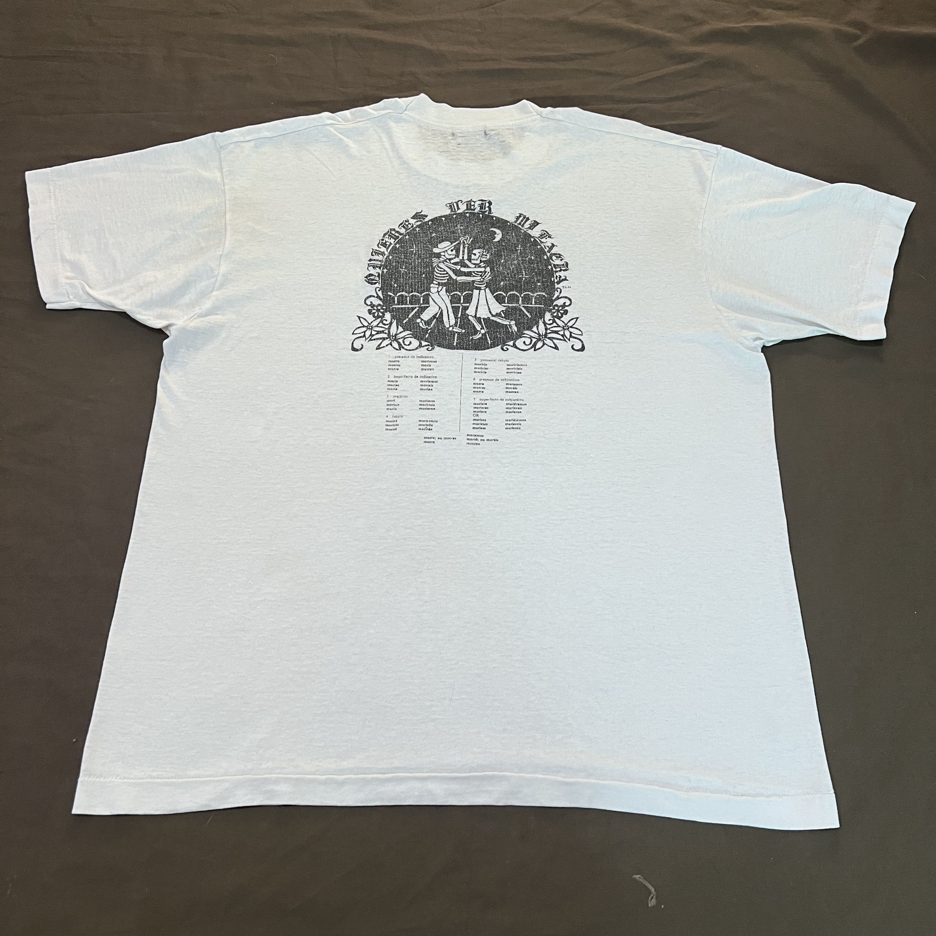 Grateful Dead × Seditionaries × Vintage Vintage 90s Dia De Los Muertos Day of the Dead Tee XL Faded Size US XL / EU 56 / 4 - 8 Thumbnail