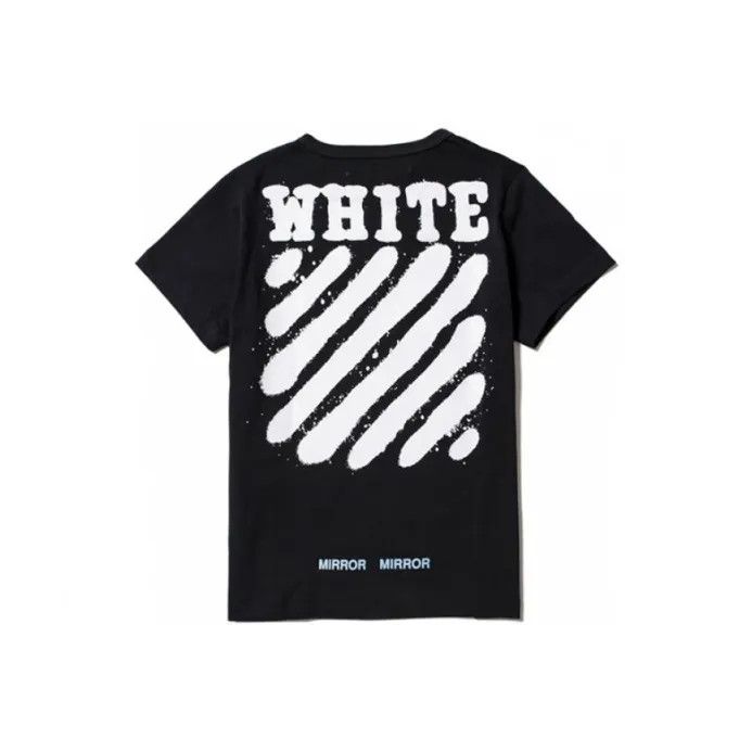 Off-White Off-White C/O Virgil Abloh Black Graphic Tee 0079 Size US XS / EU 42 / 0 - 1 Thumbnail