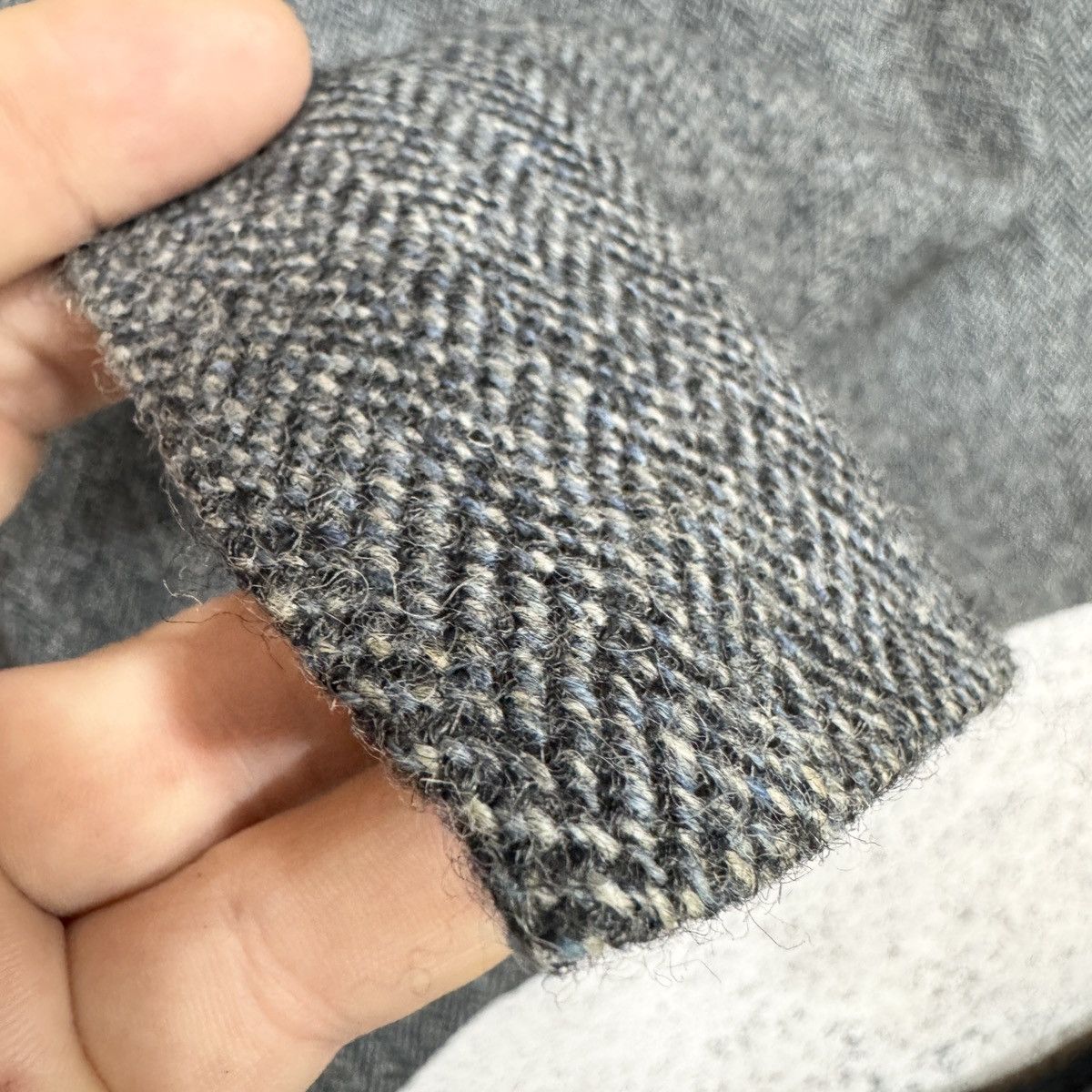 Designer × Vintage Vintage Dunn&Co Pure New Wool Tweed Blazer 50 size M Size 40R - 10 Thumbnail