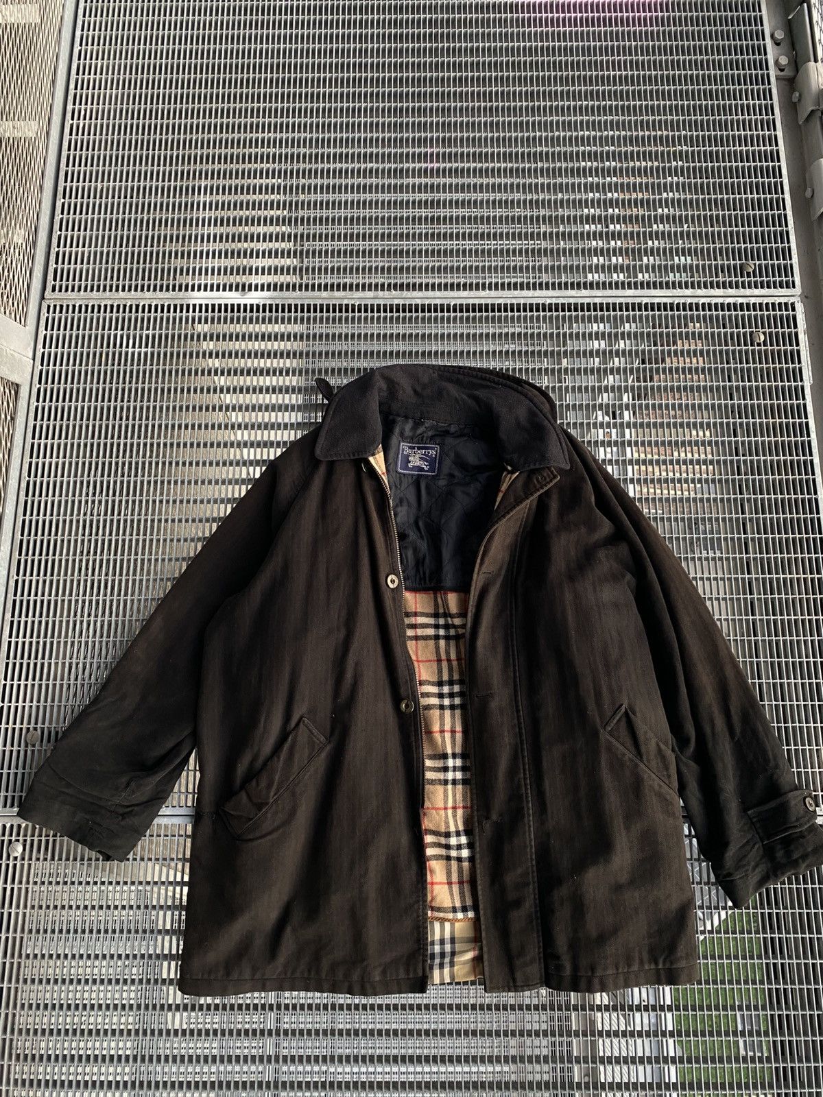 Burberry Vintage Burberrys Insulated Nova Check Trench Size US L / EU 52-54 / 3 - 1 Thumbnail