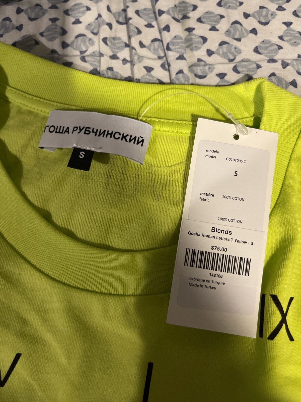 Gosha Rubchinskiy Gosha rubchinskiy t shirt size small Roman numerical Size US S / EU 44-46 / 1 - 4 Thumbnail