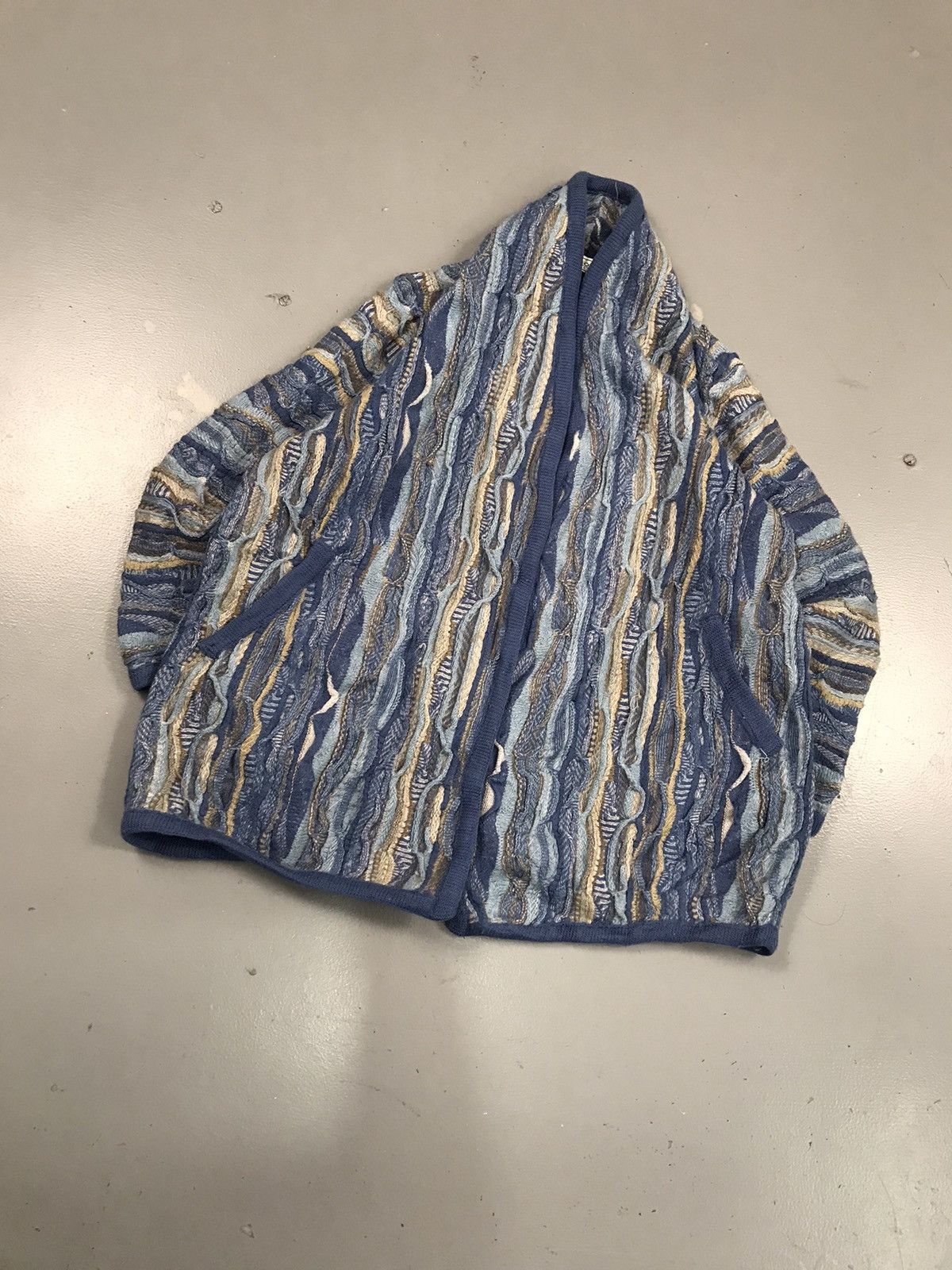Designer × Vintage Vintage emaroo 3D knitting cardigan Size US M / EU 48-50 / 2 - 2 Thumbnail