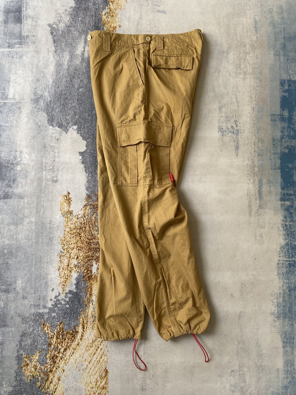 Powell Peralta × Santa Cruz Skateboards 2000s - Powell Peralta Parachute Baggy Cargo Pant Size US 32 / EU 48 - 14 Thumbnail