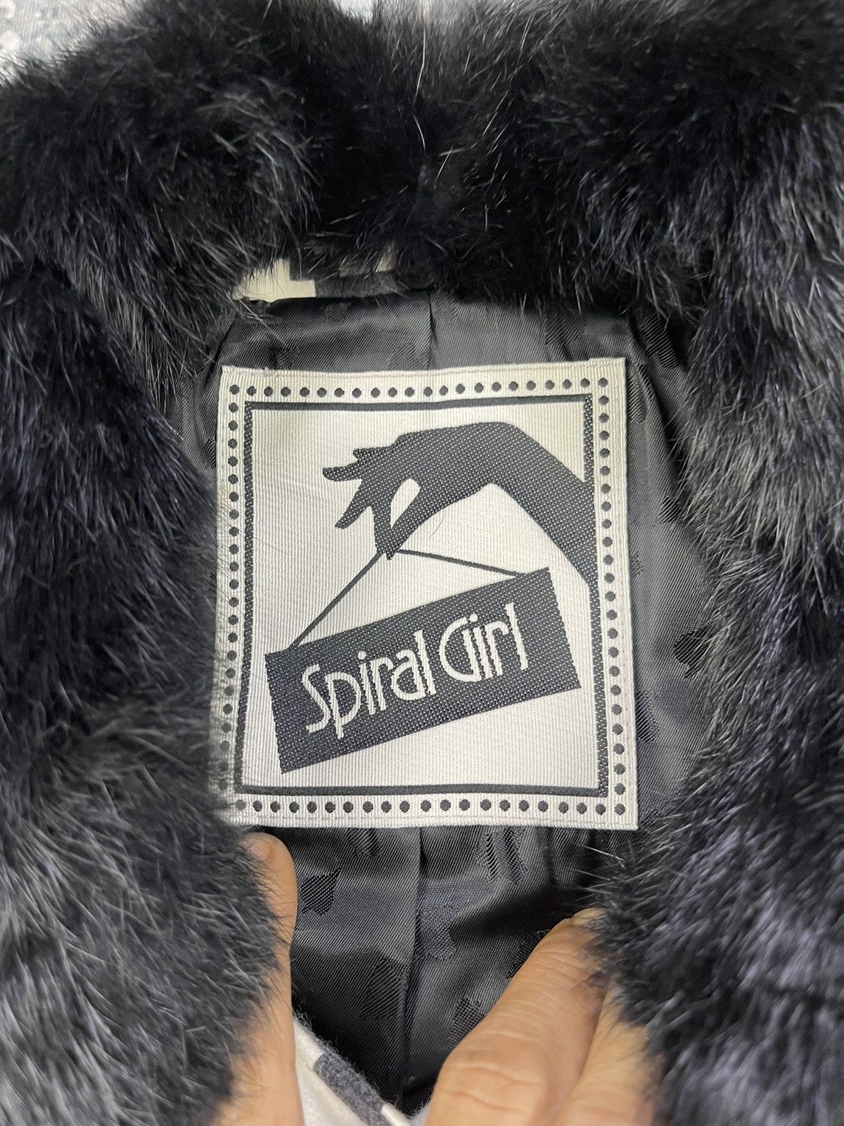 Japanese Brand Spiral Girl Houndstooth Print Double Breasted Coats Size S / US 4 / IT 40 - 12 Thumbnail