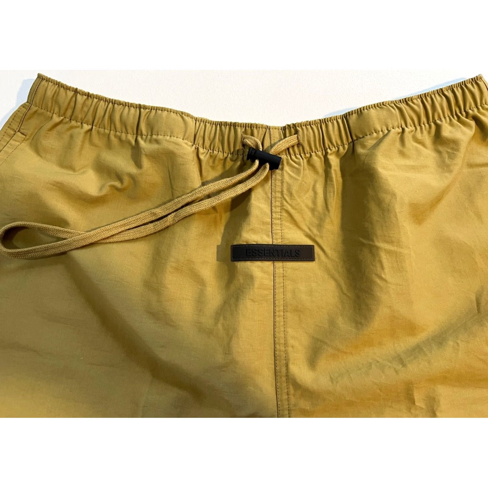 Fear of God Fear of God Essentials Men's Volley Shorts Amber S Shorts tag? Waist Drawstring Athletic Streetwear 5in Inseam Mens Size US 29 - 7 Thumbnail