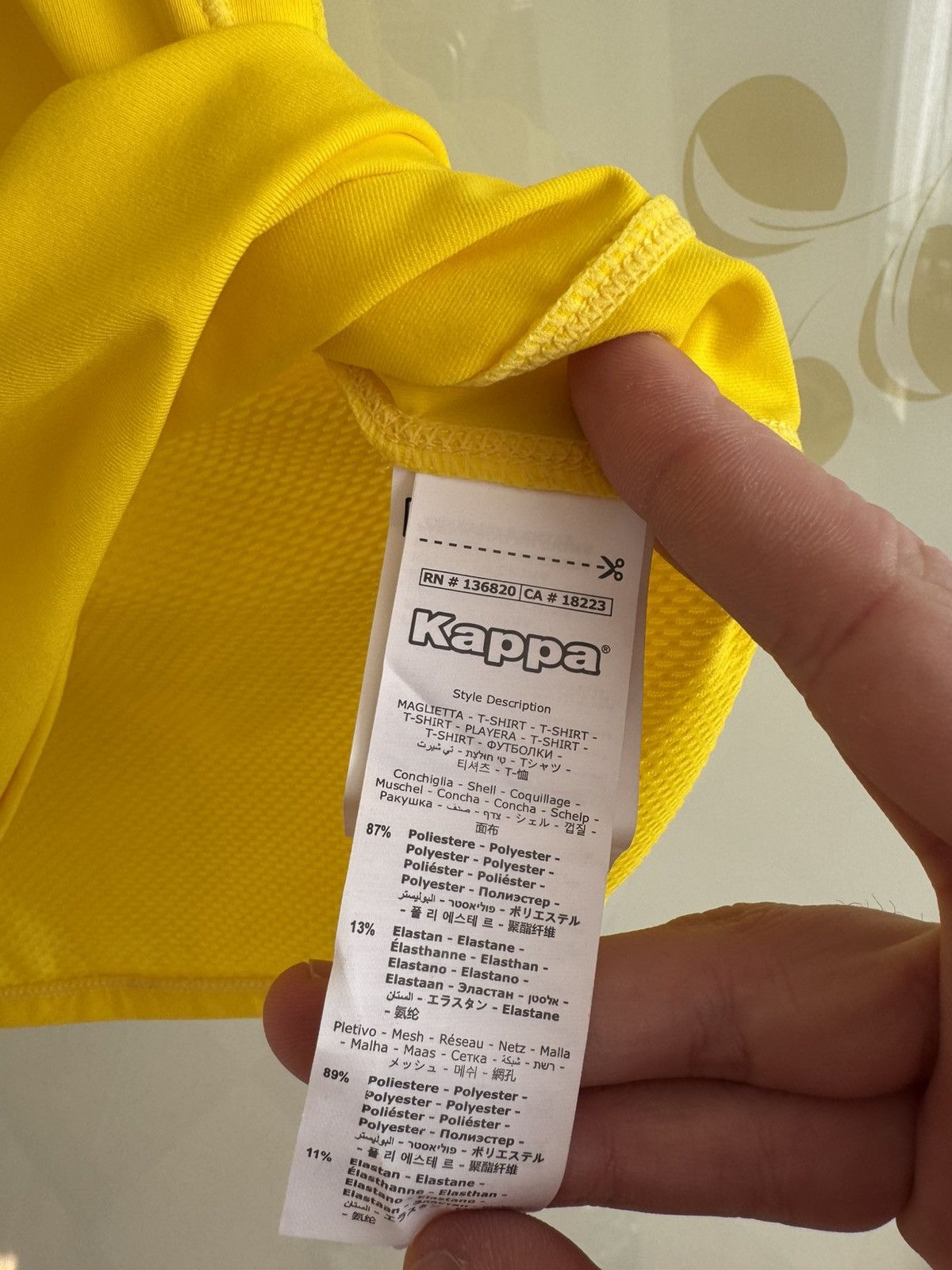 Kappa Leeds United 2015-2016 Away Player Issue Soccer Jersey Kit Size US L / EU 52-54 / 3 - 14 Thumbnail