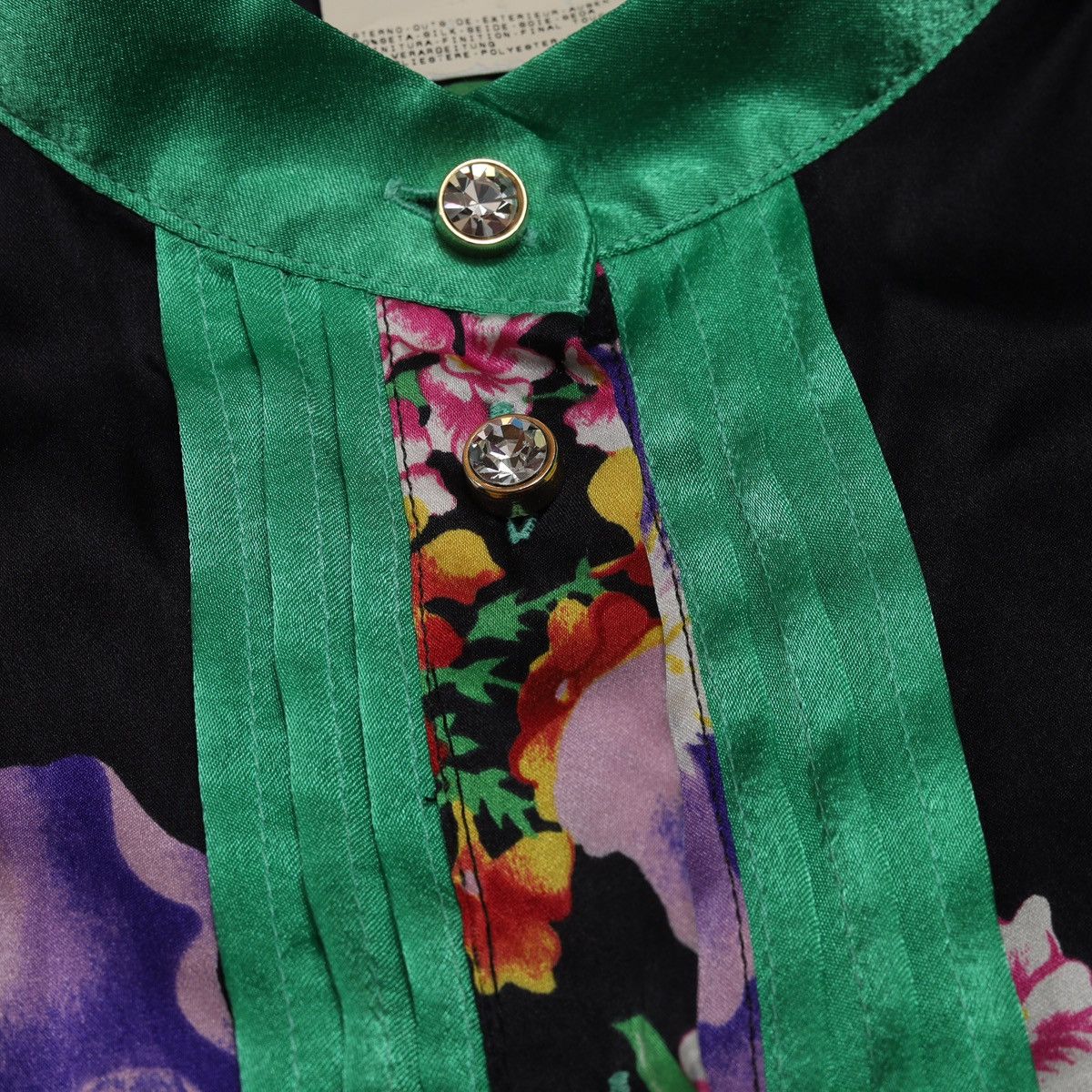 Dolce & Gabbana Dolce Gabbana Silk Printed Shirt Buttons Flowers Floral Size M / US 6-8 / IT 42-44 - 12 Thumbnail