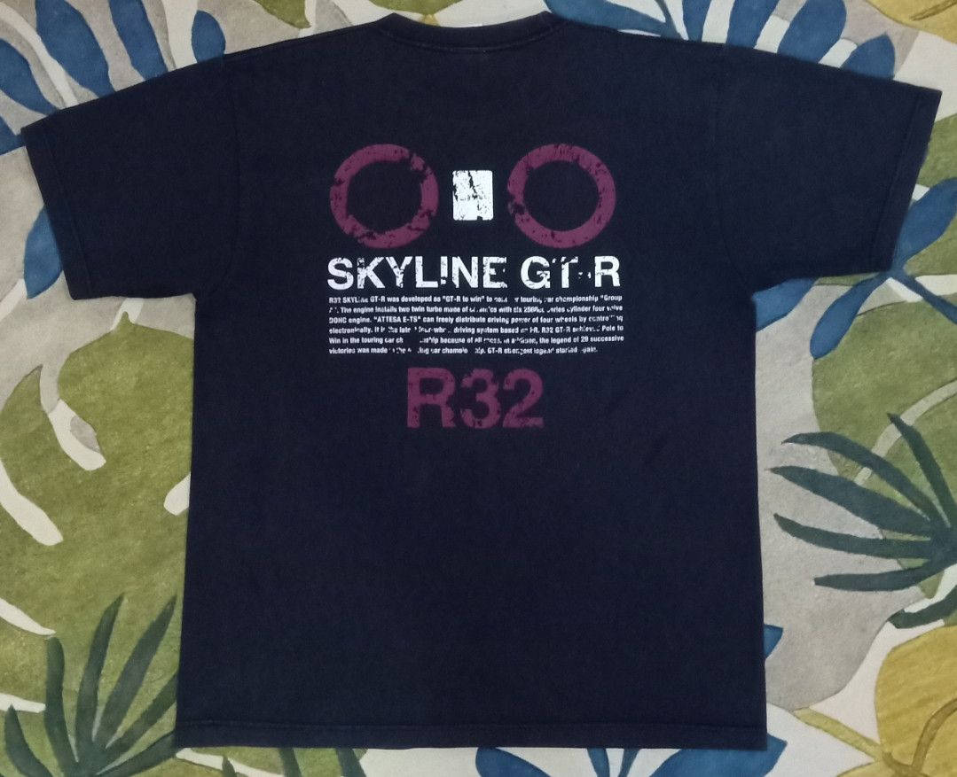 Gear for Sports × Vintage Vintage Nissan Skyline GT-R R32 T-shirt Size US XL / EU 56 / 4 - 11 Thumbnail