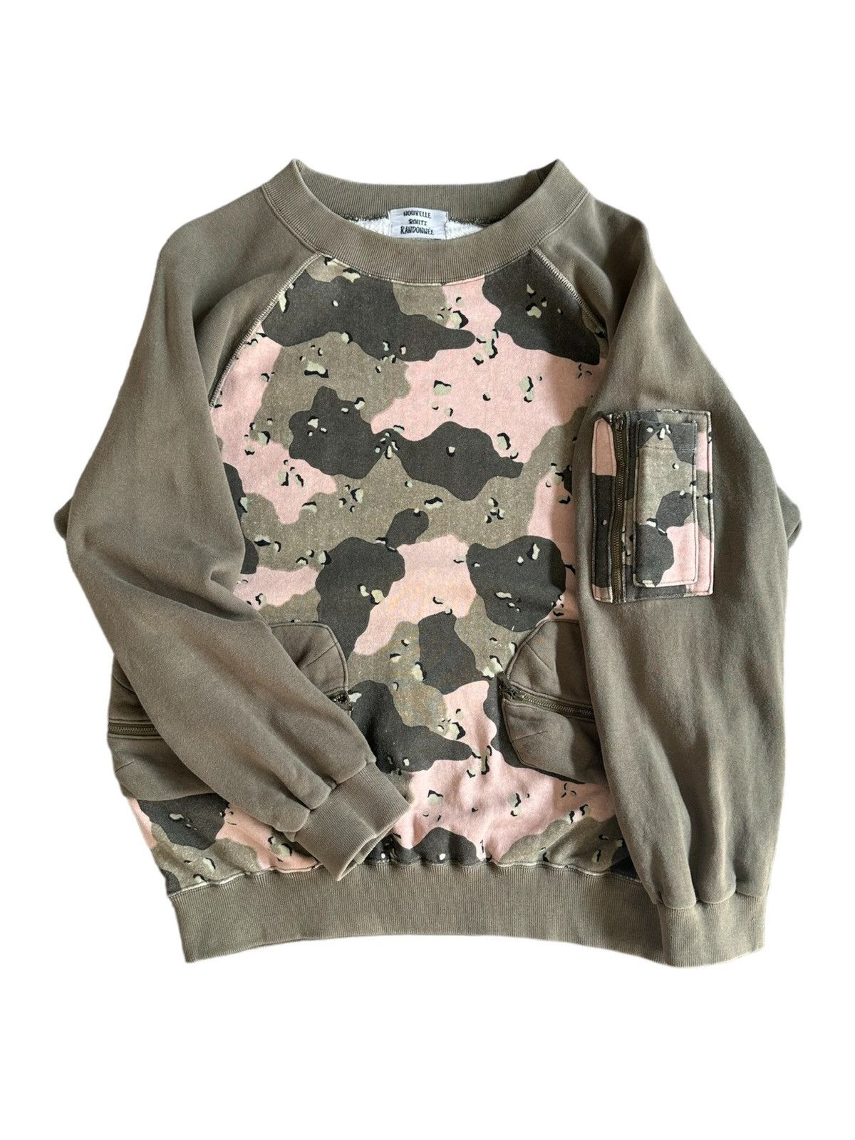 20471120 2000's Nouvelle Route Randonnee camo sweatshirt Size US M / EU 48-50 / 2 - 2 Thumbnail