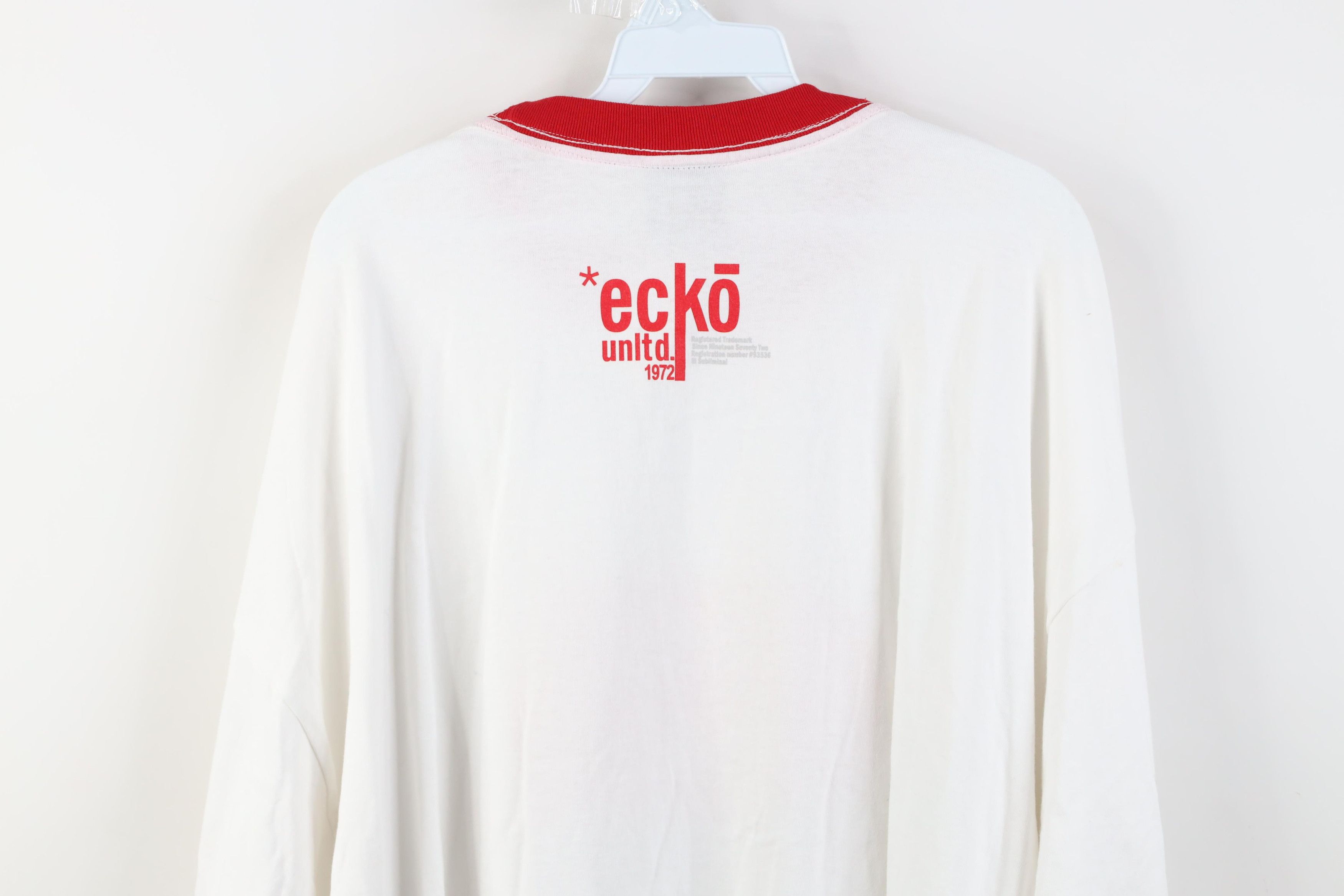 Ecko Unltd. Deadstock Vintage 90s Y2k Ecko Unltd Long Sleeve T-Shirt USA Size US XXL / EU 58 / 5 - 12 Thumbnail