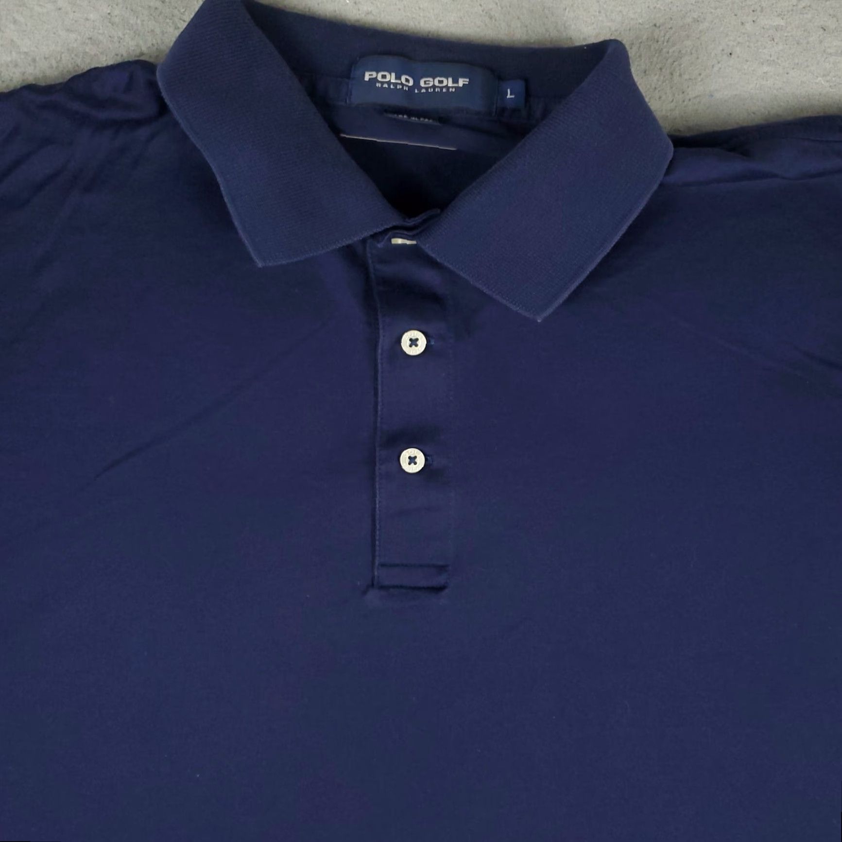 Ralph Lauren Ralph Lauren Polo Shirt Casual Mens Large Blue Short Sleeve Cotton Classic Preppy Size US L / EU 52-54 / 3 - 2 Thumbnail