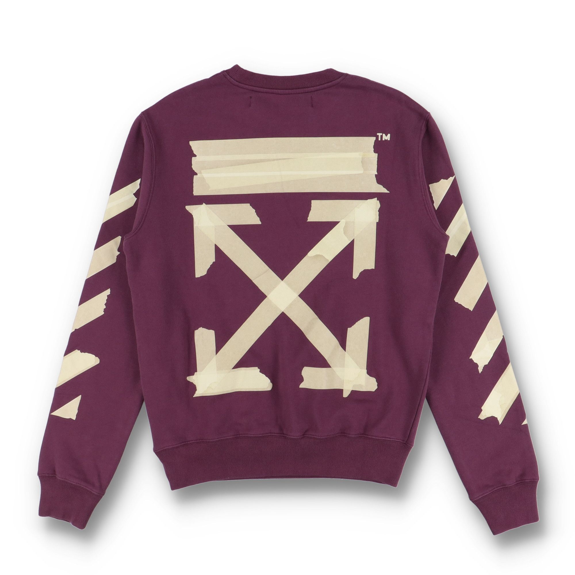 Purple Tape Arrows Logo Sweatshirt