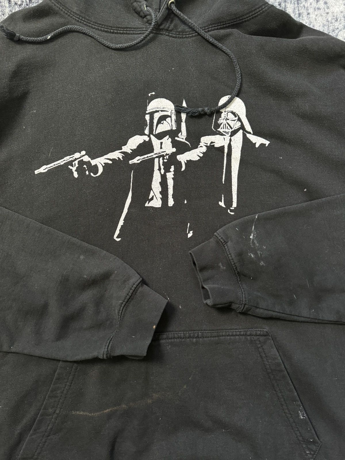 Star Wars Vintage Pulp Fiction Star Wars Hoodie Distressed Hoodie 90s Size US L / EU 52-54 / 3 - 8 Thumbnail