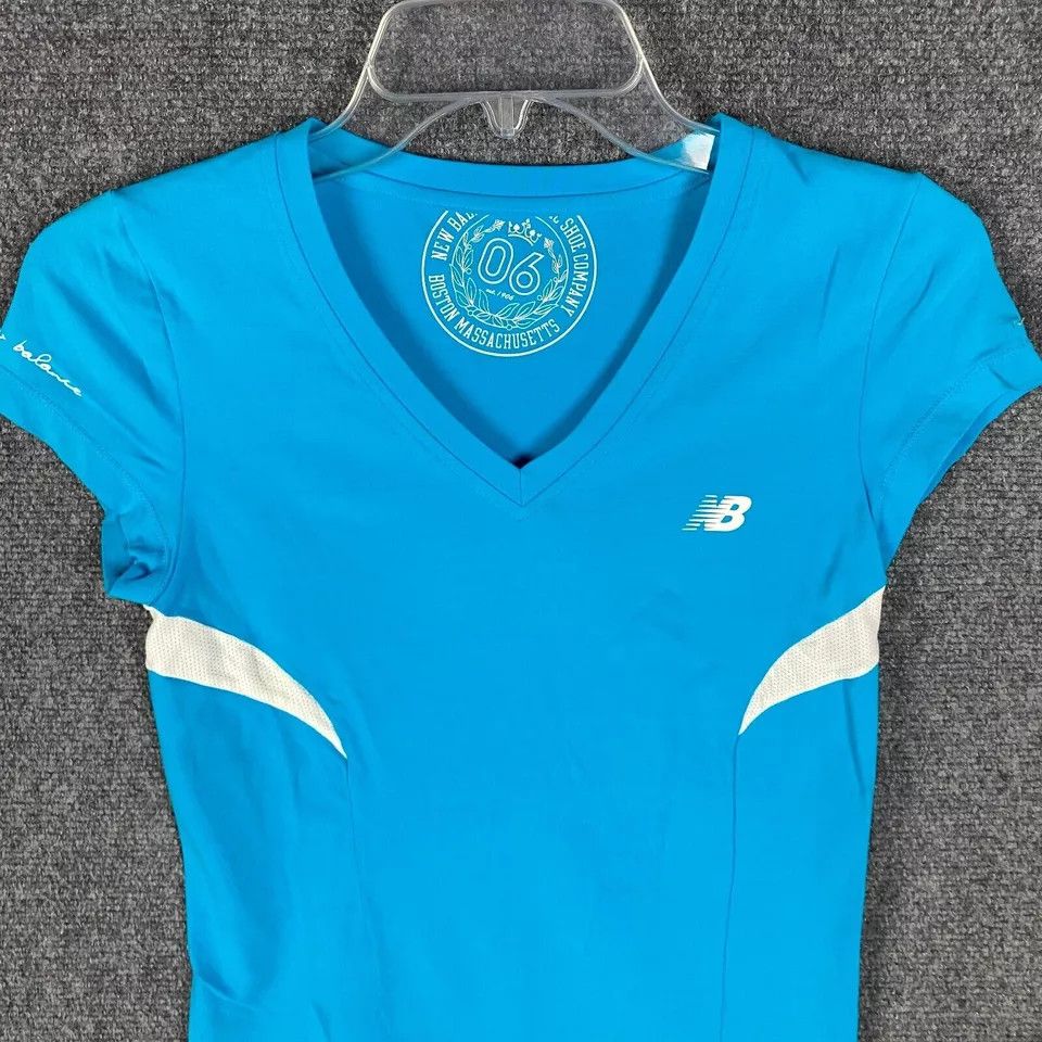 New Balance New Balance Top Juniors Medium Pullover Half Sleeve V-Neck M Size M / US 6-8 / IT 42-44 - 2 Thumbnail