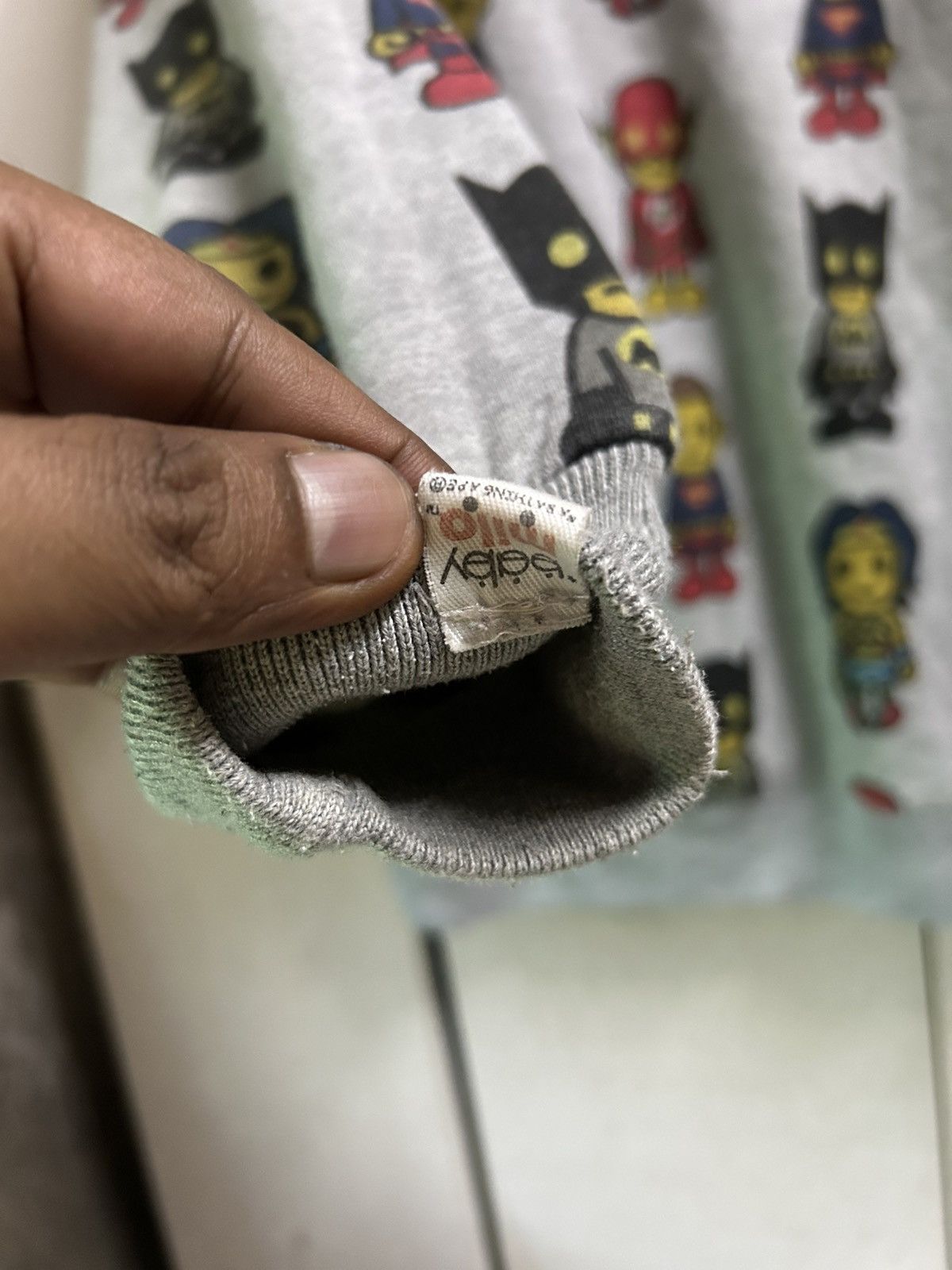 Bape × DC Comics Rare Baby Milo By A Bathing Ape DC Comics All Over Print Size US XL / EU 56 / 4 - 9 Thumbnail