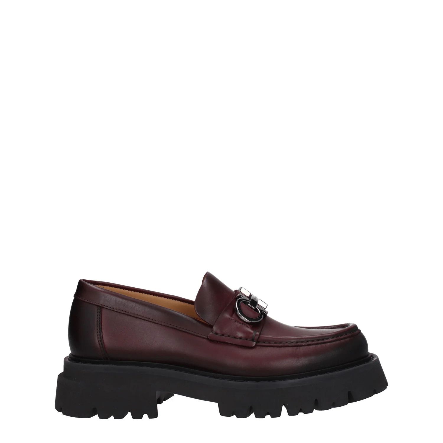o1s1rm0724 Leather Loafers in Burgundy