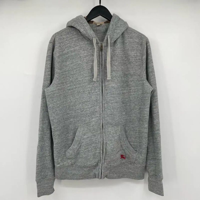 Burberry Burberry Gray Cotton Hoodie for Men Size US XL / EU 56 / 4 - 1 Thumbnail