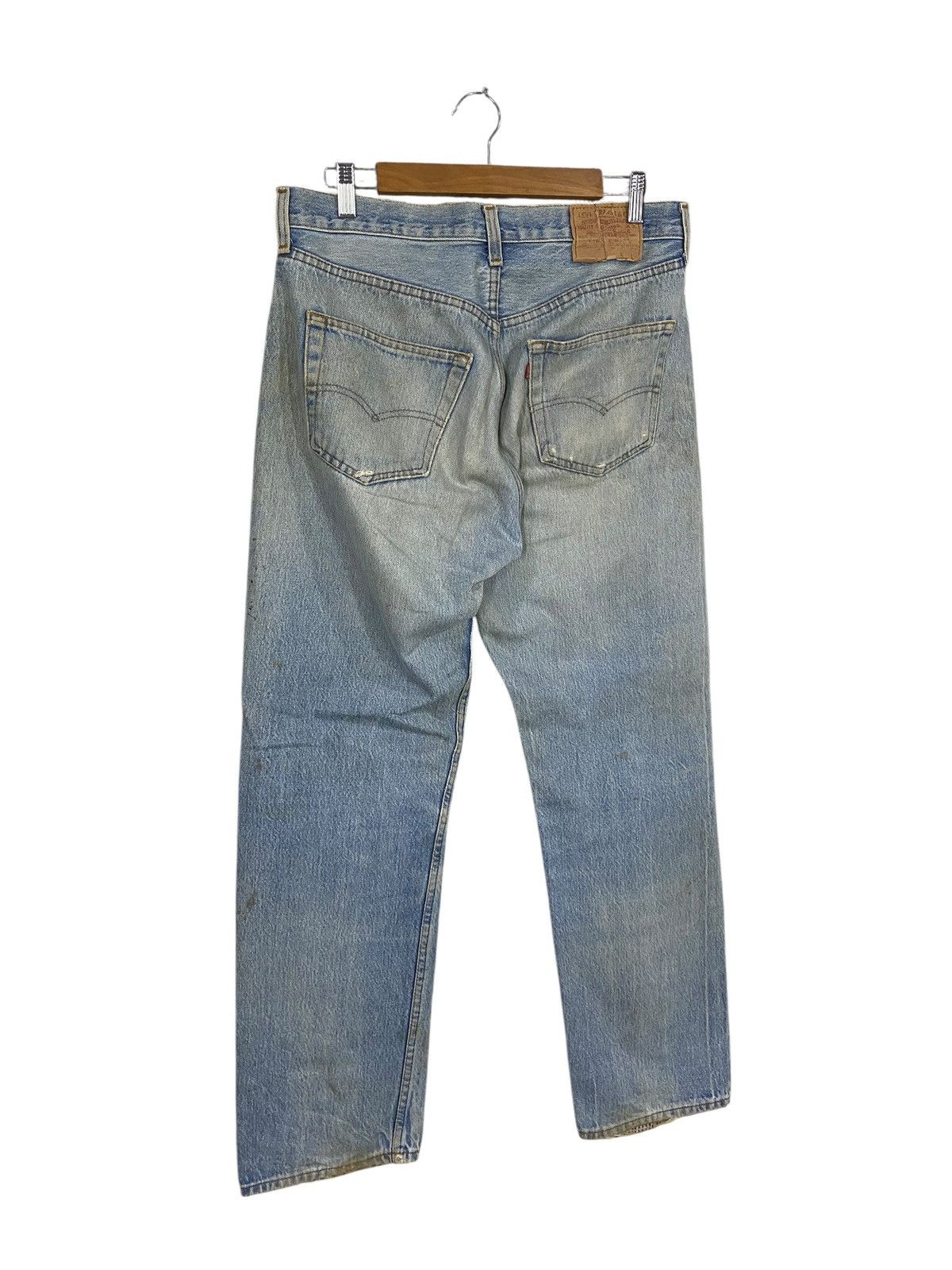 Levi's Vintage levis 80s 501 denim distressed Size US 33 - 8 Thumbnail