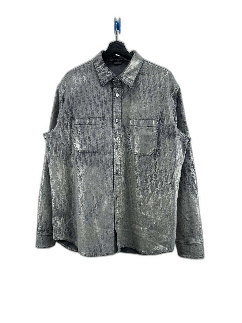Dior Shimmery Button Up Shirt Jacket