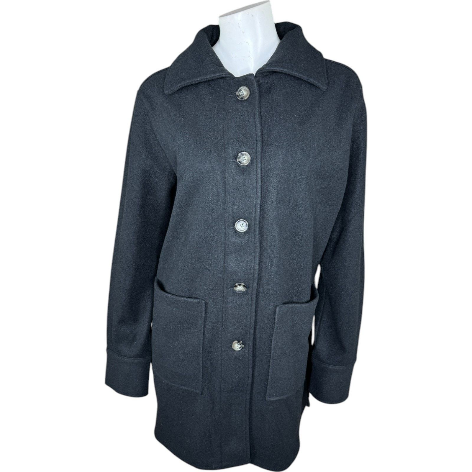 Other Encore by Idina Menzel Double Face Jacket Black Small Size S / US 4 / IT 40 - 1 Thumbnail