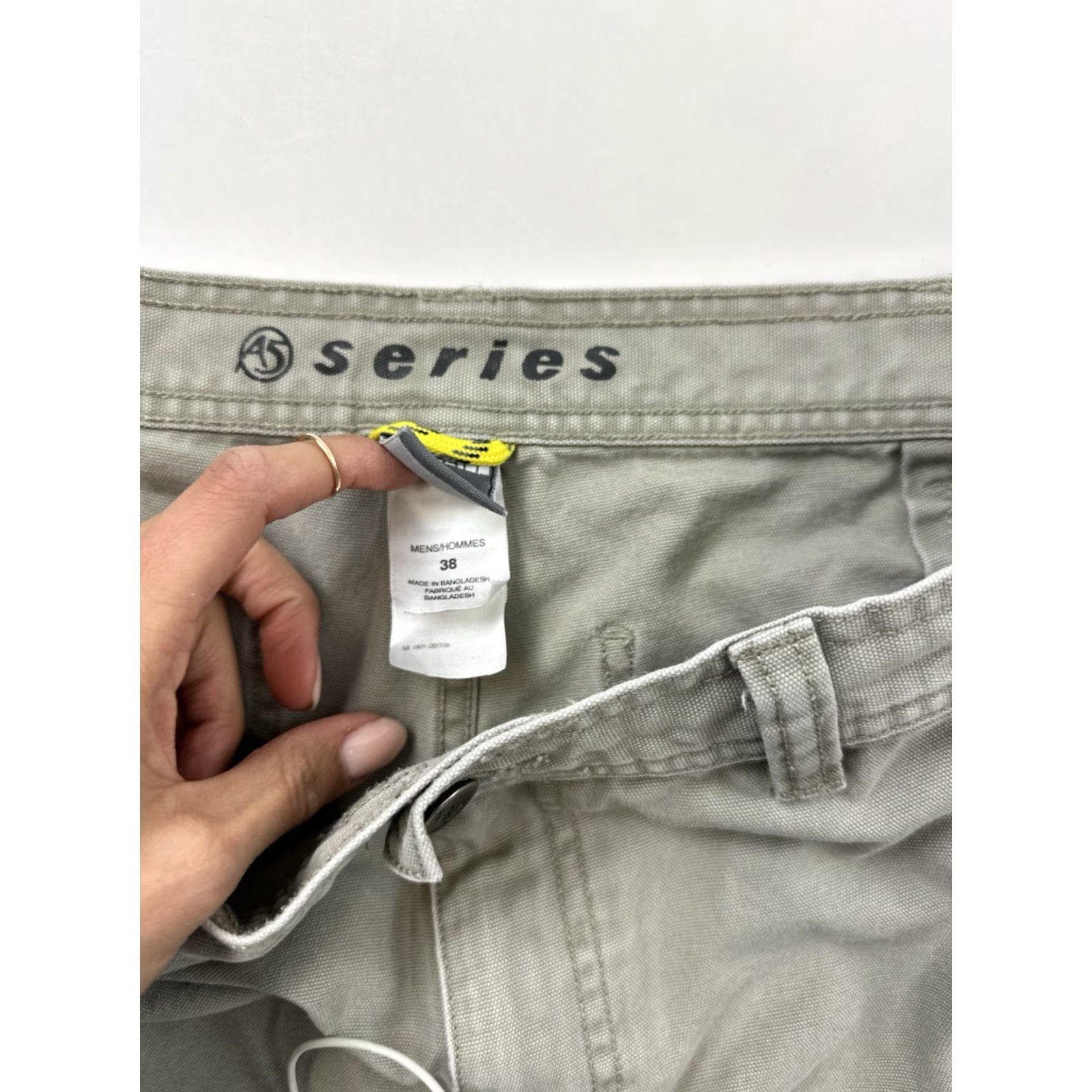 The North Face VINTAGE The North Face A5 Series Pants Men 38 Khaki Cargo Canvas Raw Hem Cropped Size US 38 / EU 54 - 6 Thumbnail