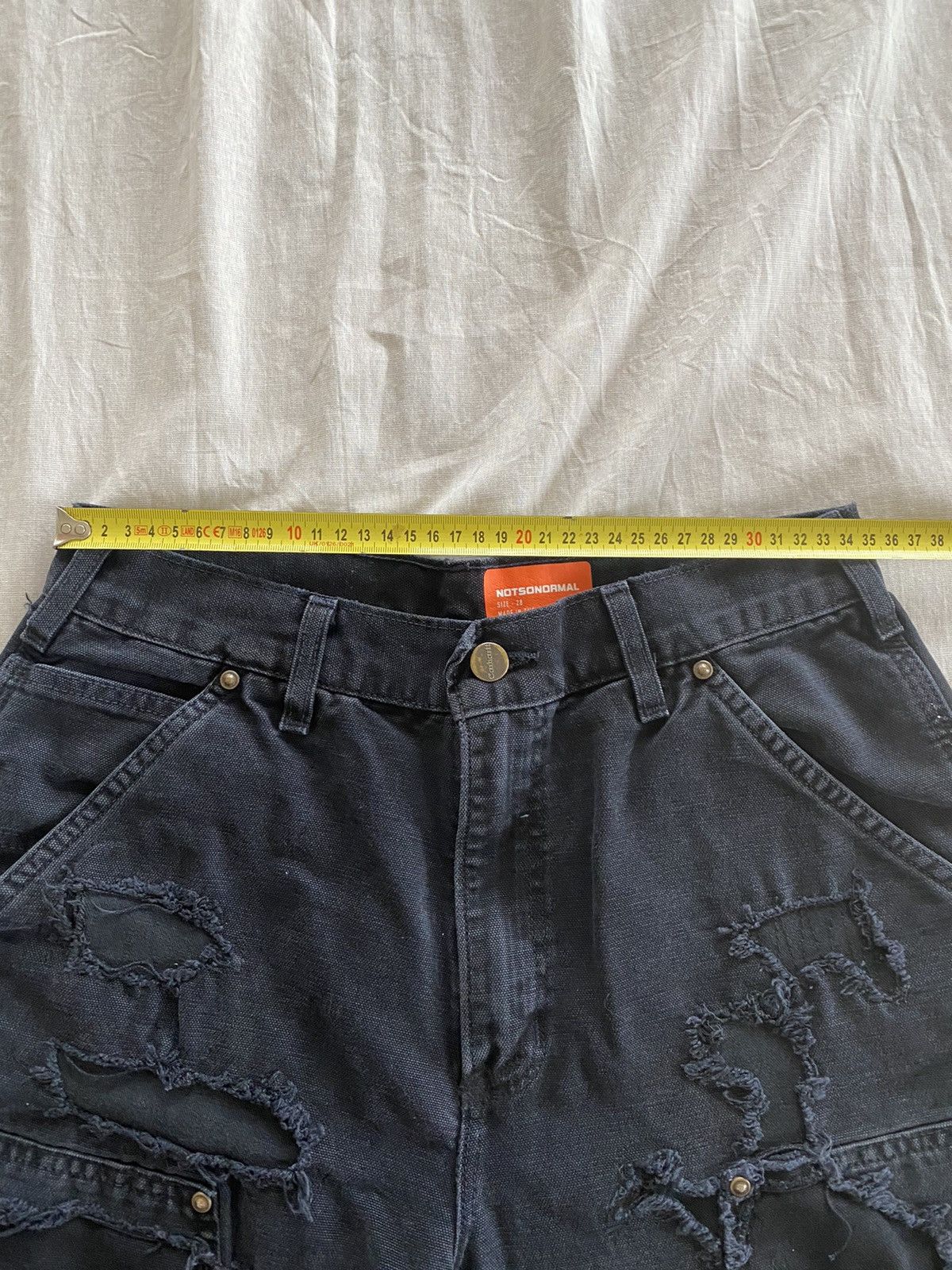 Carhartt × NOTSONORMAL NotSoNormal destroyed working carpenter pants Size 28" / US 6 / IT 42 - 5 Thumbnail
