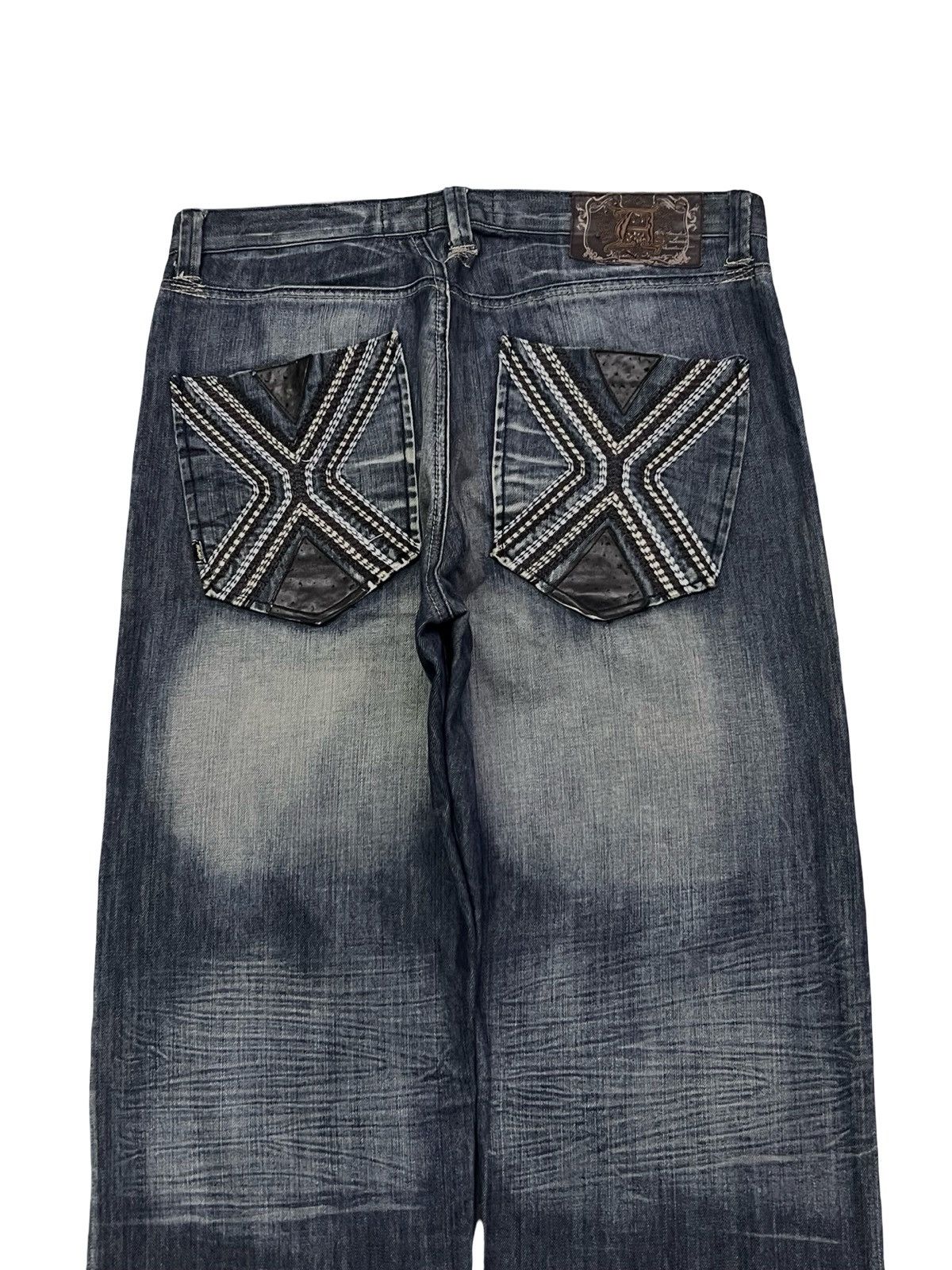 Akademiks Vintage Akademiks Y2K archive Baggy Jeans | Hip Hop Fit Size US 37 - 5 Thumbnail