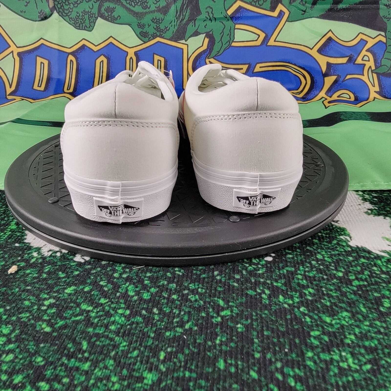 Vans Vans Doheny Women's White Canvas Low Skateboard Shoes Sz 10 Size US 10 / IT 40 - 3 Thumbnail