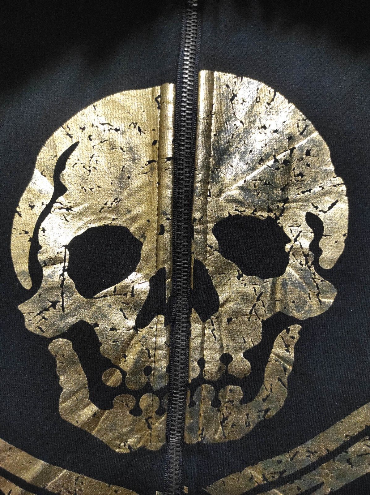 Japanese Brand Overlab skull double zip fur hoodie LGB style Size US XL / EU 56 / 4 - 6 Thumbnail