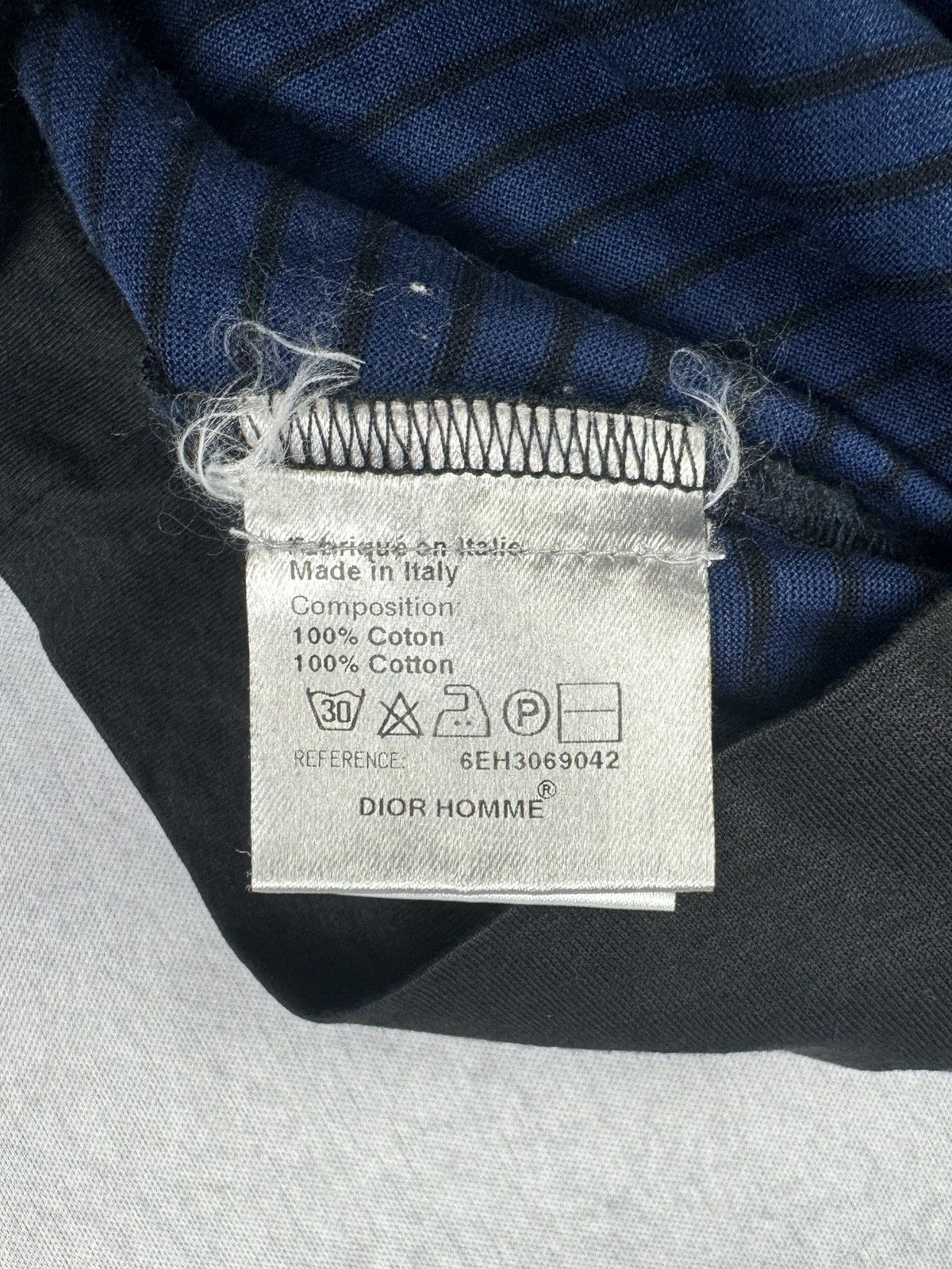 Dior Dior Homme SS06 Striped Henley Shirt Size US S / EU 44-46 / 1 - 6 Thumbnail