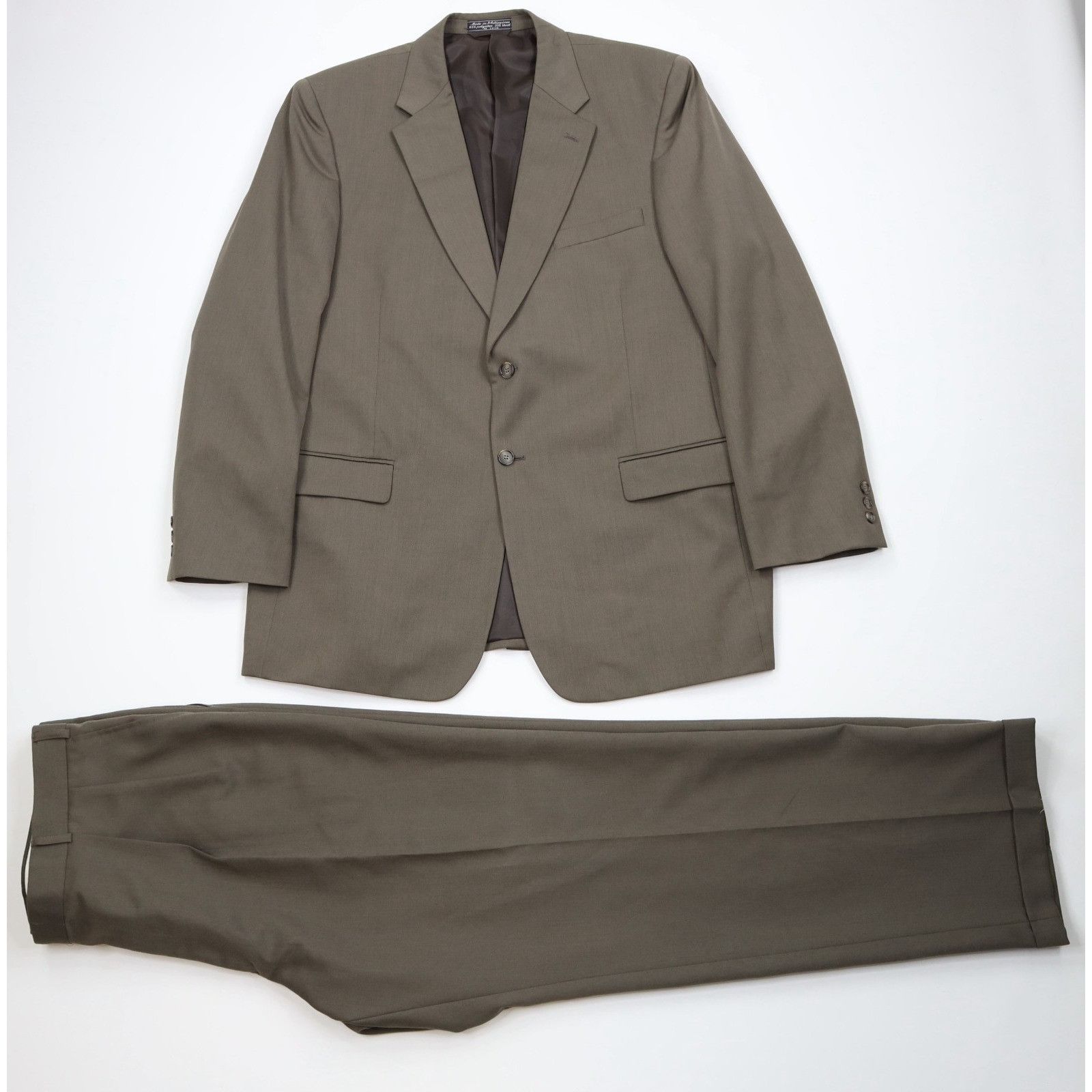 Vintage Vintage 90s Streetwear Wool Blend 2 Piece Wedding Suit Size 46L - 1 Thumbnail