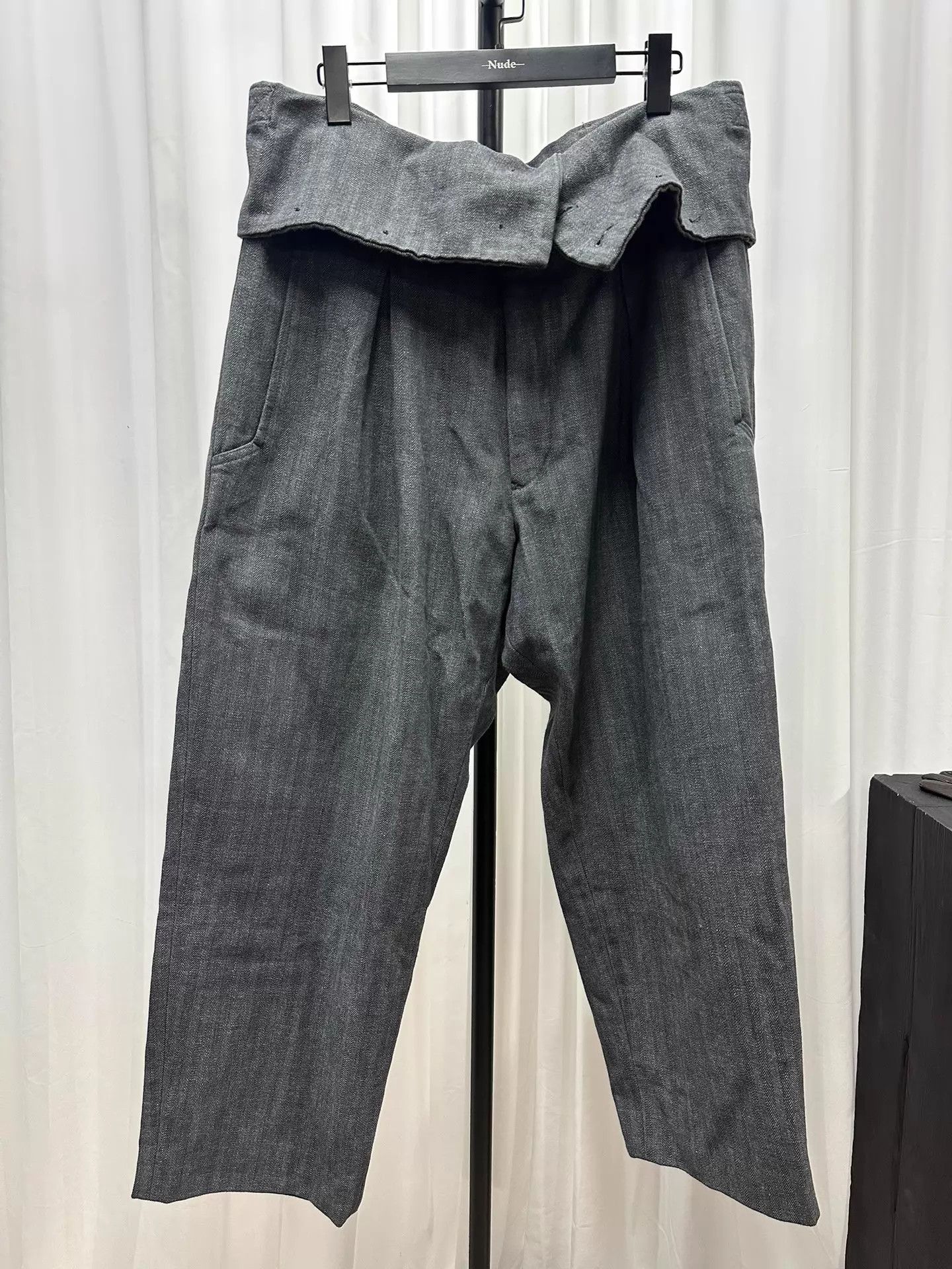 Yohji Yamamoto Yohji Yamamoto 2011AW Striped Trousers Size 2 Size US 32 / EU 48 - 4 Thumbnail