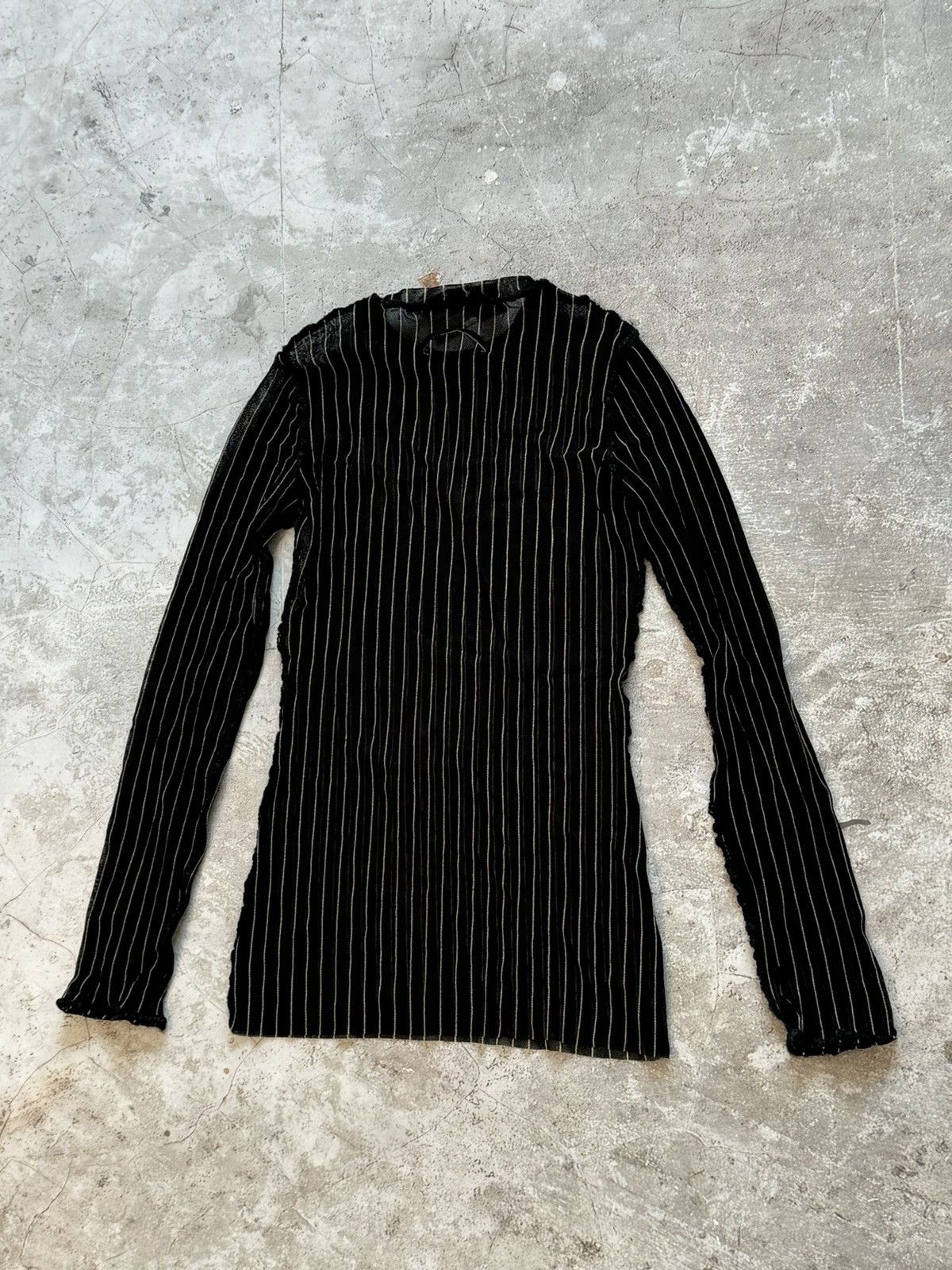 Jean Paul Gaultier Jean Paul Gaultier Maille striped mesh top Size S / US 4 / IT 40 - 3 Thumbnail