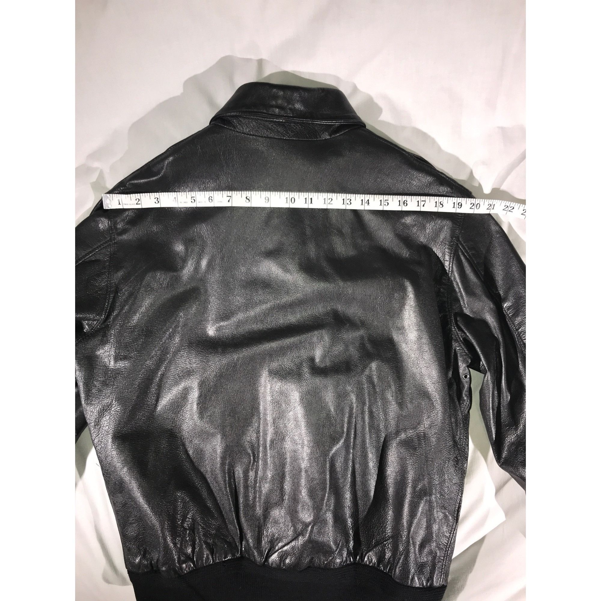 Vintage Sporty’s Pilot Shop Black Goat Skin Leather Aviator Jacket Size US S / EU 44-46 / 1 - 11 Thumbnail