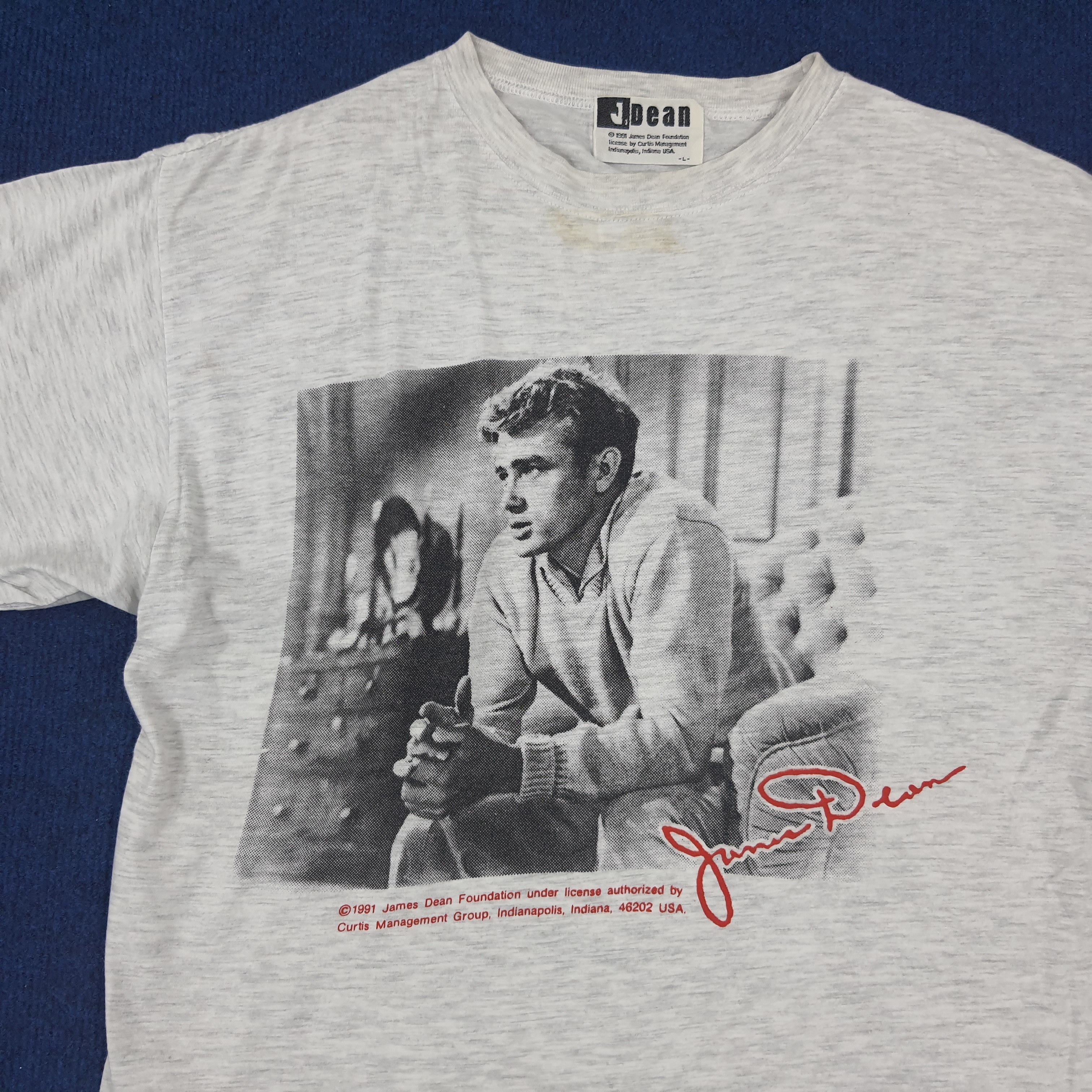 Vintage Vintage James Dean America Actor Photo Tee Size US M / EU 48-50 / 2 - 2 Thumbnail
