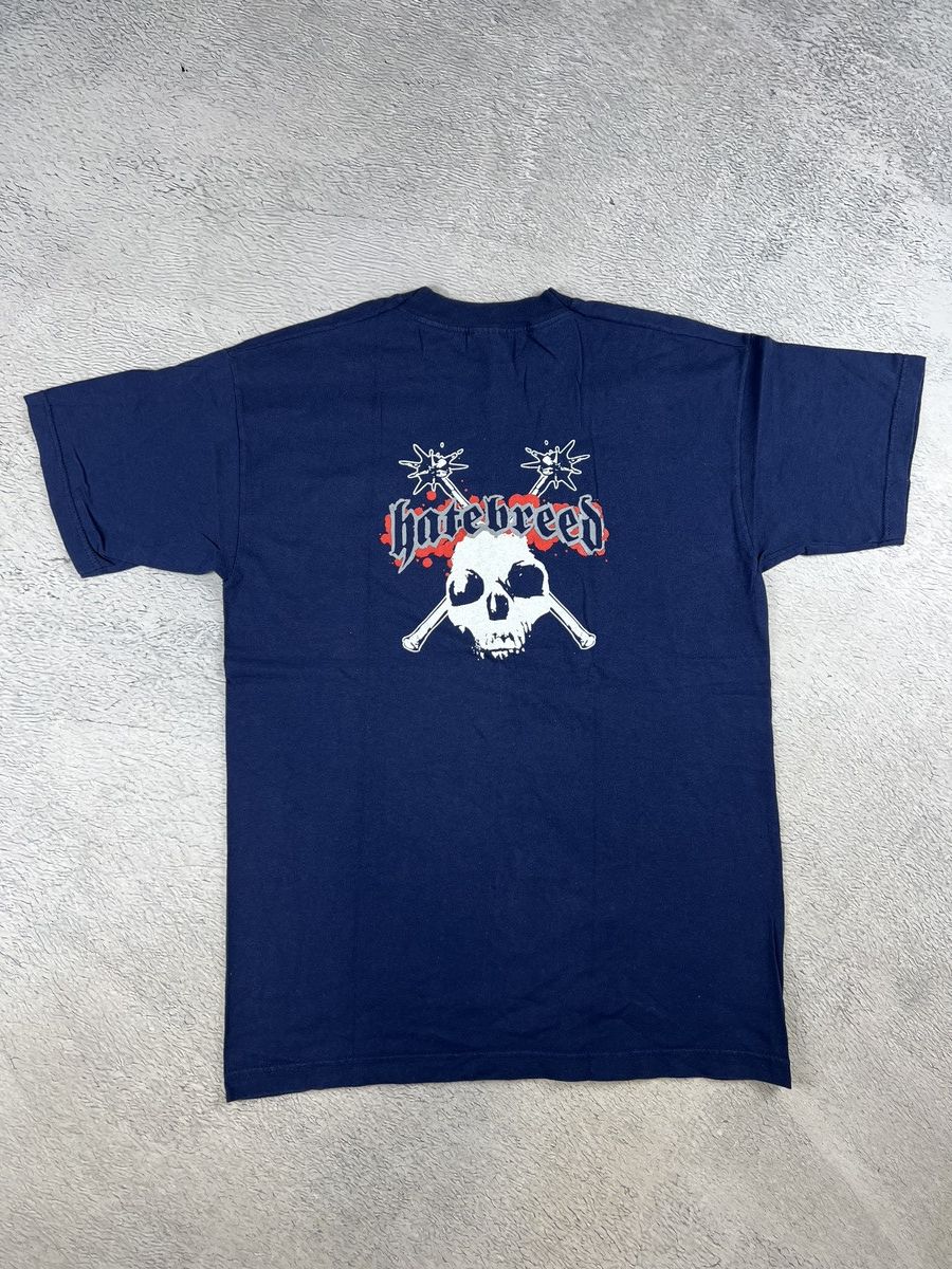Band Tees Vintage 90s Hatebreed satisfaction punk skull tee Size US M / EU 48-50 / 2 - 2 Thumbnail