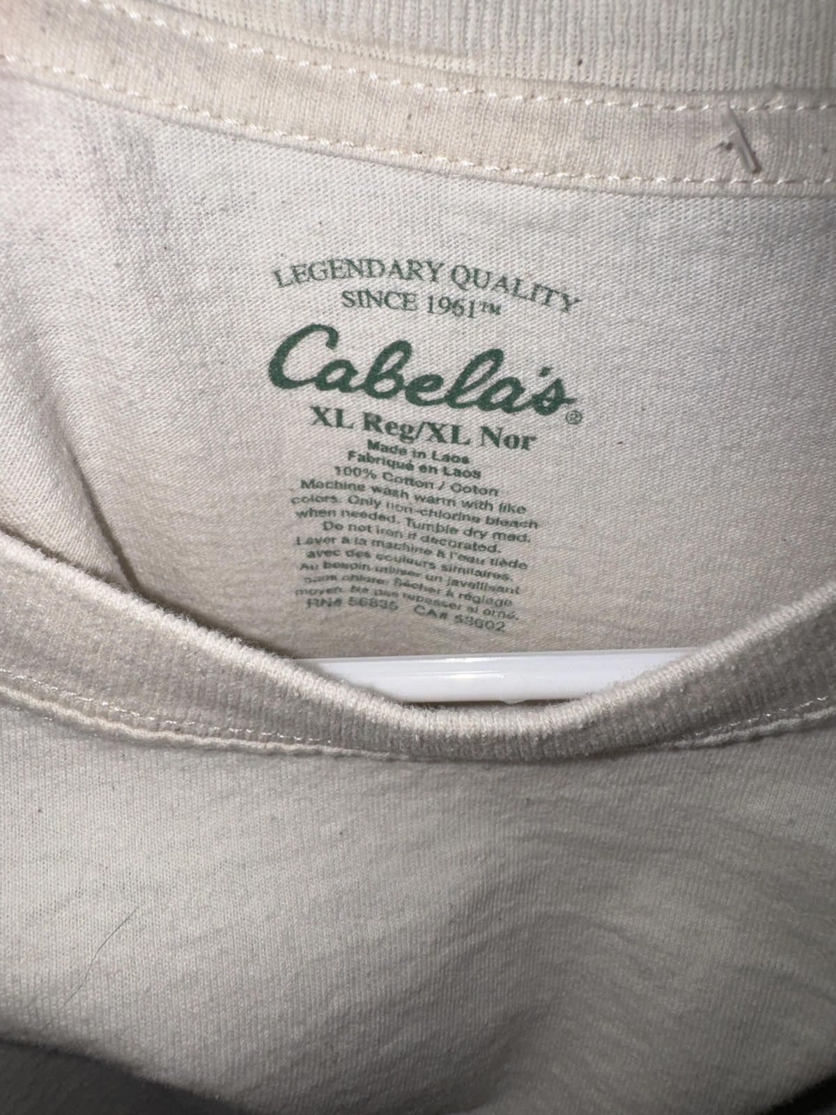 Cabelas Cabela's American Tradition 1961 Graphic T-Shirt XL Size US XL / EU 56 / 4 - 2 Thumbnail