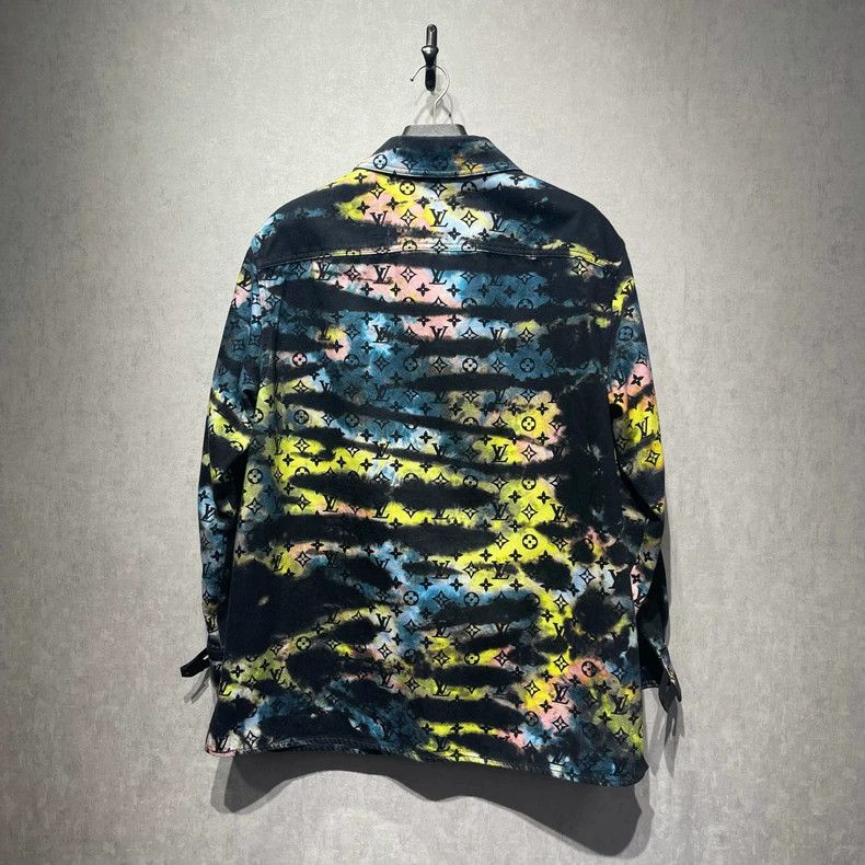 Louis Vuitton Louis Vuitton Tie-dyed full-print denim jacket Size US XS / EU 42 / 0 - 2 Thumbnail
