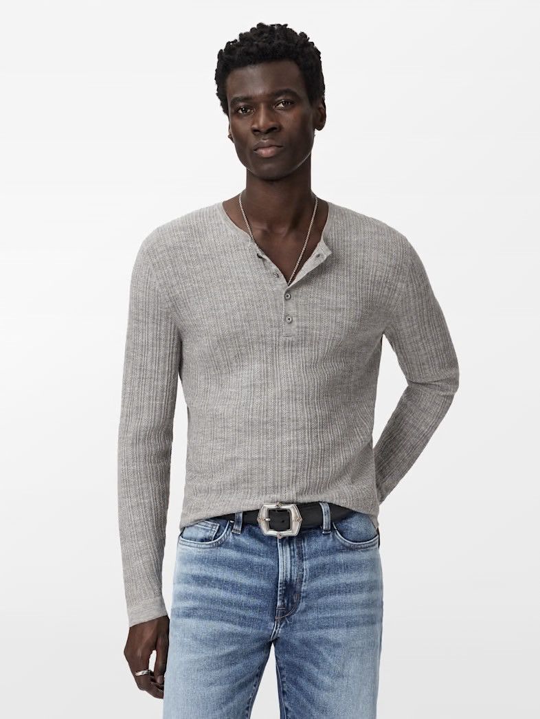 John Varvatos Michelle Henley XXL Size US XXL / EU 58 / 5 - 1 Thumbnail