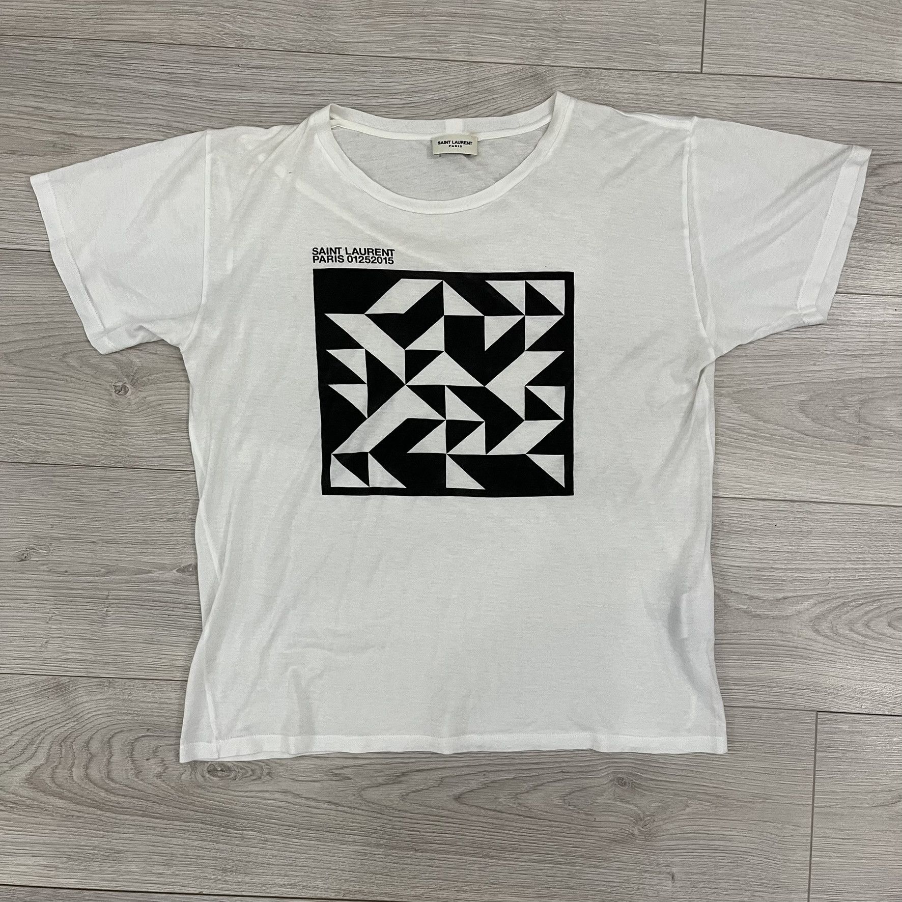 Saint Laurent Paris saint laurent optic hedi slimane aw15 tee Size US M / EU 48-50 / 2 - 3 Thumbnail