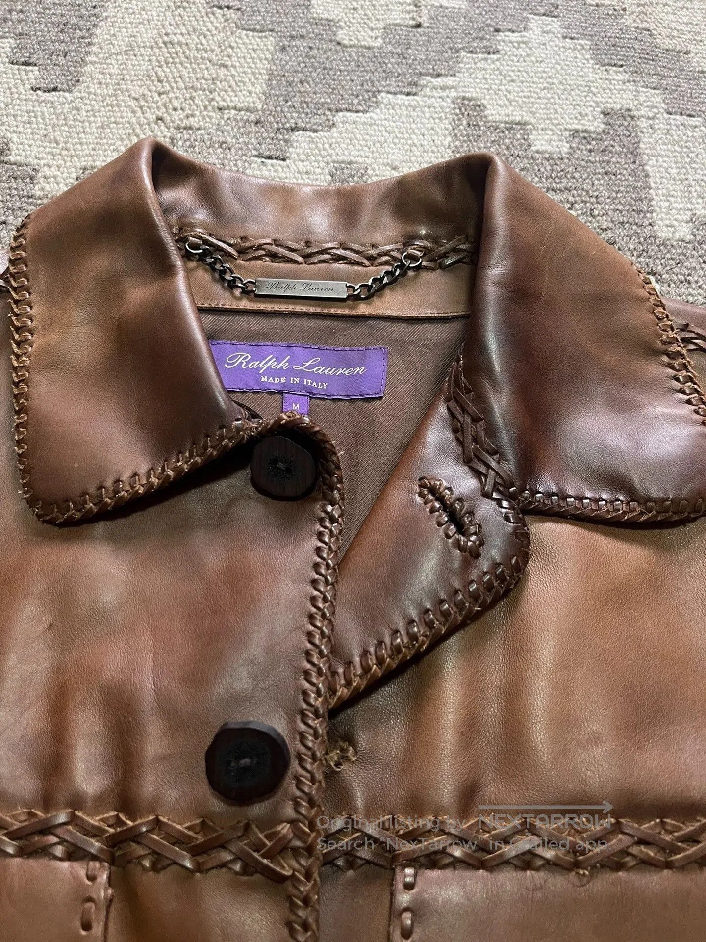 Ralph Lauren Purple Label Ralph Lauren Purple Label Western Leather Jacket. Size US M / EU 48-50 / 2 - 6 Thumbnail