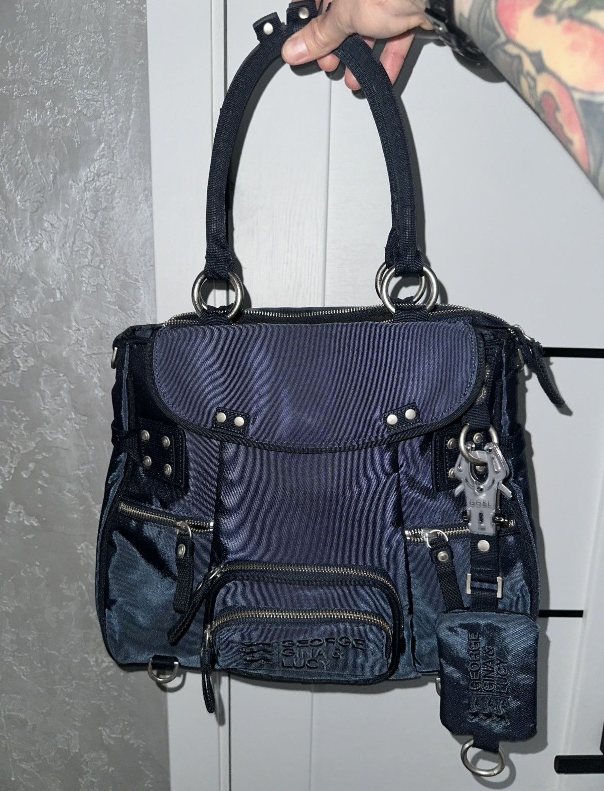 George Gina & Lucy Rare George Gina & Lucy Kathy Tote Bag Multi Pocket Handbag Size ONE SIZE - 22 Thumbnail