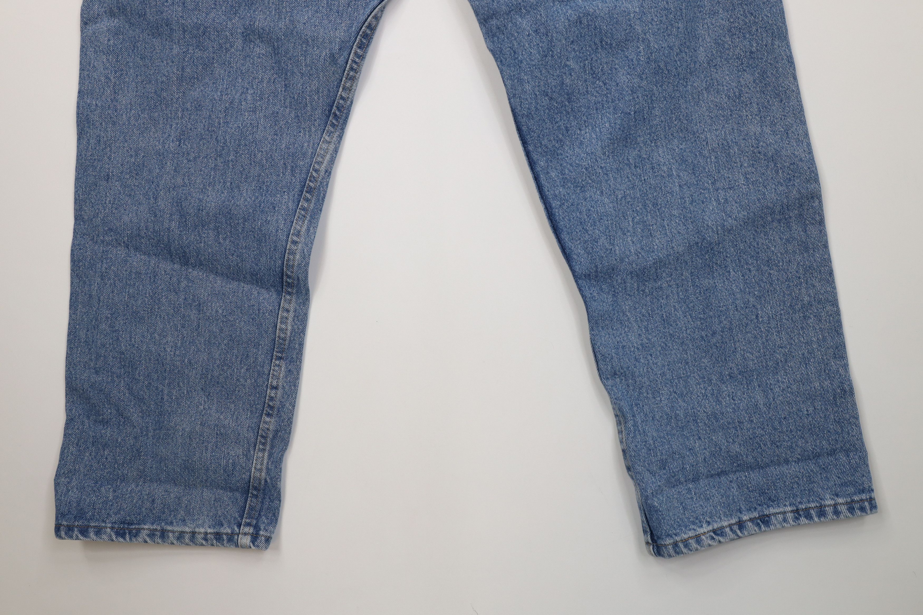 Wrangler Vintage Y2K Wrangler Faded Wide Leg Denim Jeans Blue Cotton Size US 40 / EU 56 - 12 Thumbnail