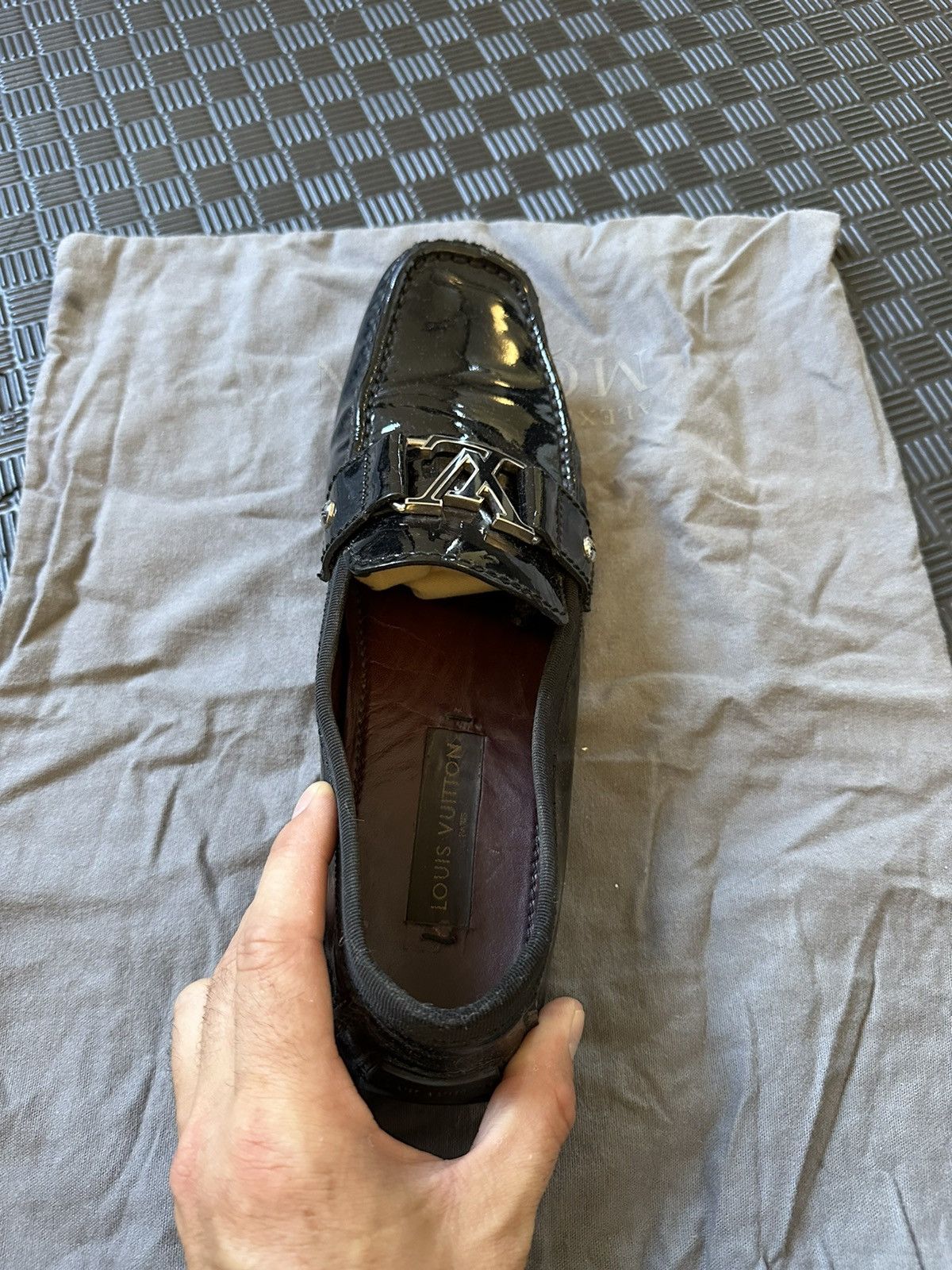 Louis Vuitton Black patent leather, Louis Vuitton drivers Size US 9 / EU 42 - 10 Thumbnail
