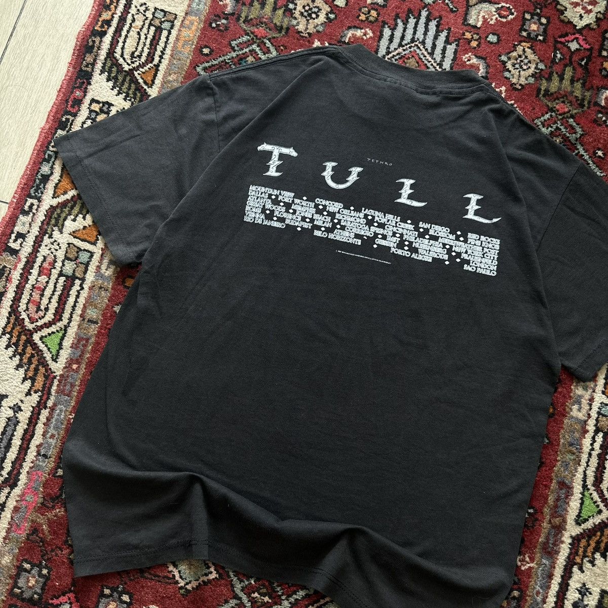 Vintage 1987 Jethro Tull Tour Vintage Band T-Shirt Size US L / EU 52-54 / 3 - 10 Thumbnail
