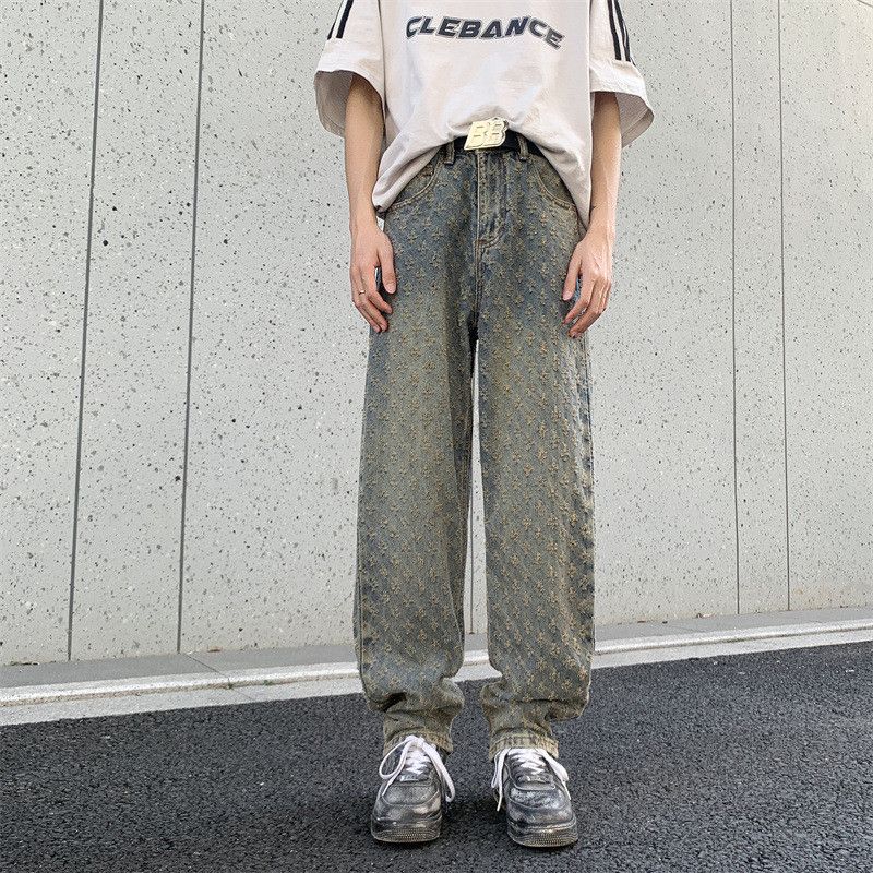 Japanese Brand × Jean Retro hip-hop loose straight leg micro flared jeans Size US 32 / EU 48 - 6 Thumbnail