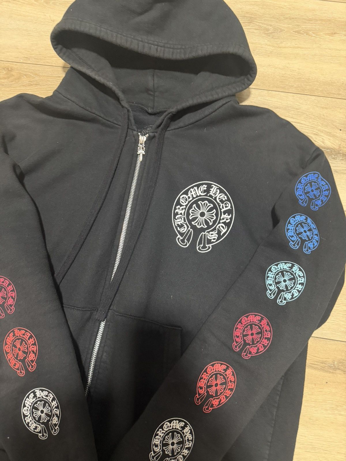 Chrome Hearts Chrome hearts multi color horseshoe zip up Size US XS / EU 42 / 0 - 3 Thumbnail